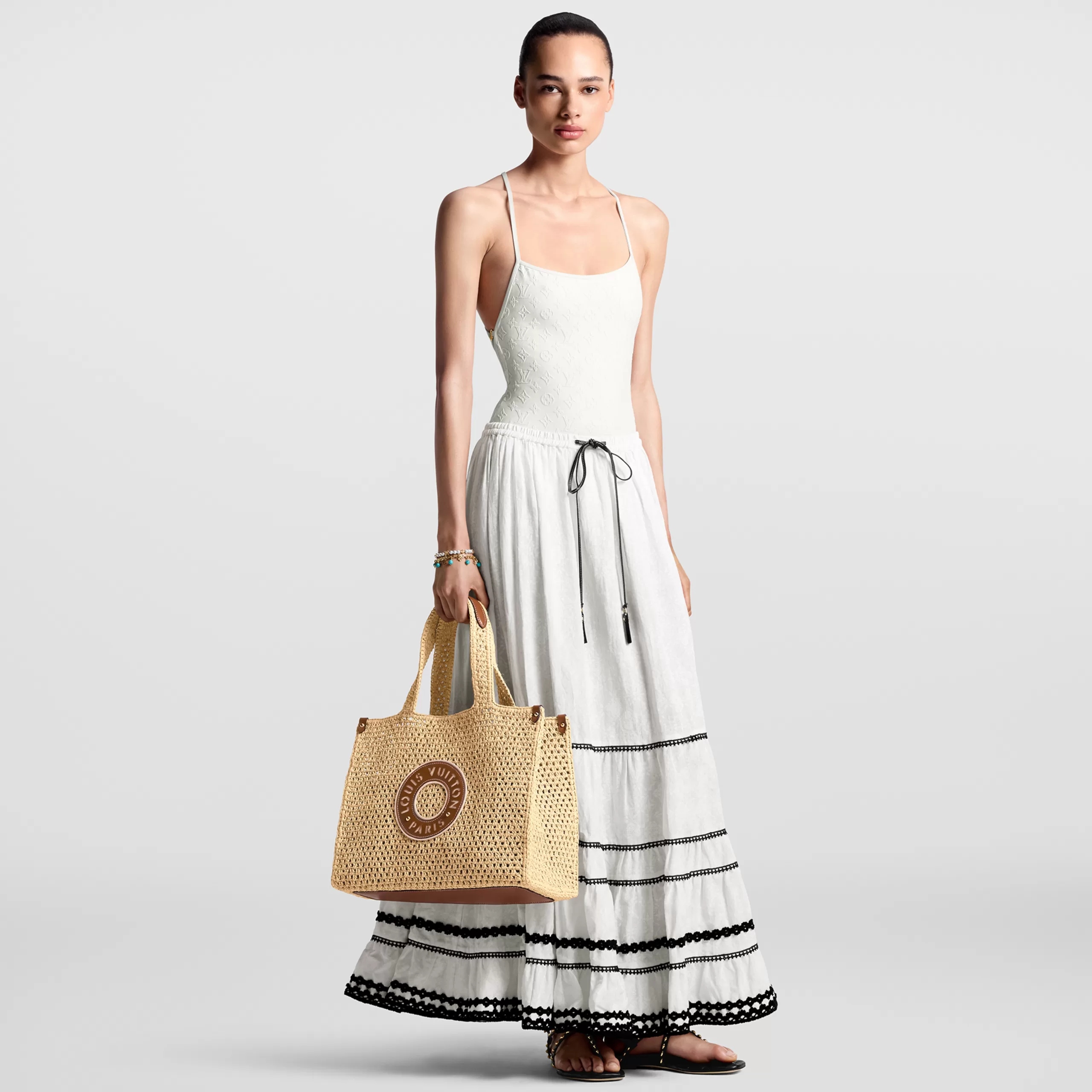 Store shopping Bagsaaa M24723 OnTheGo MM Natural Tan