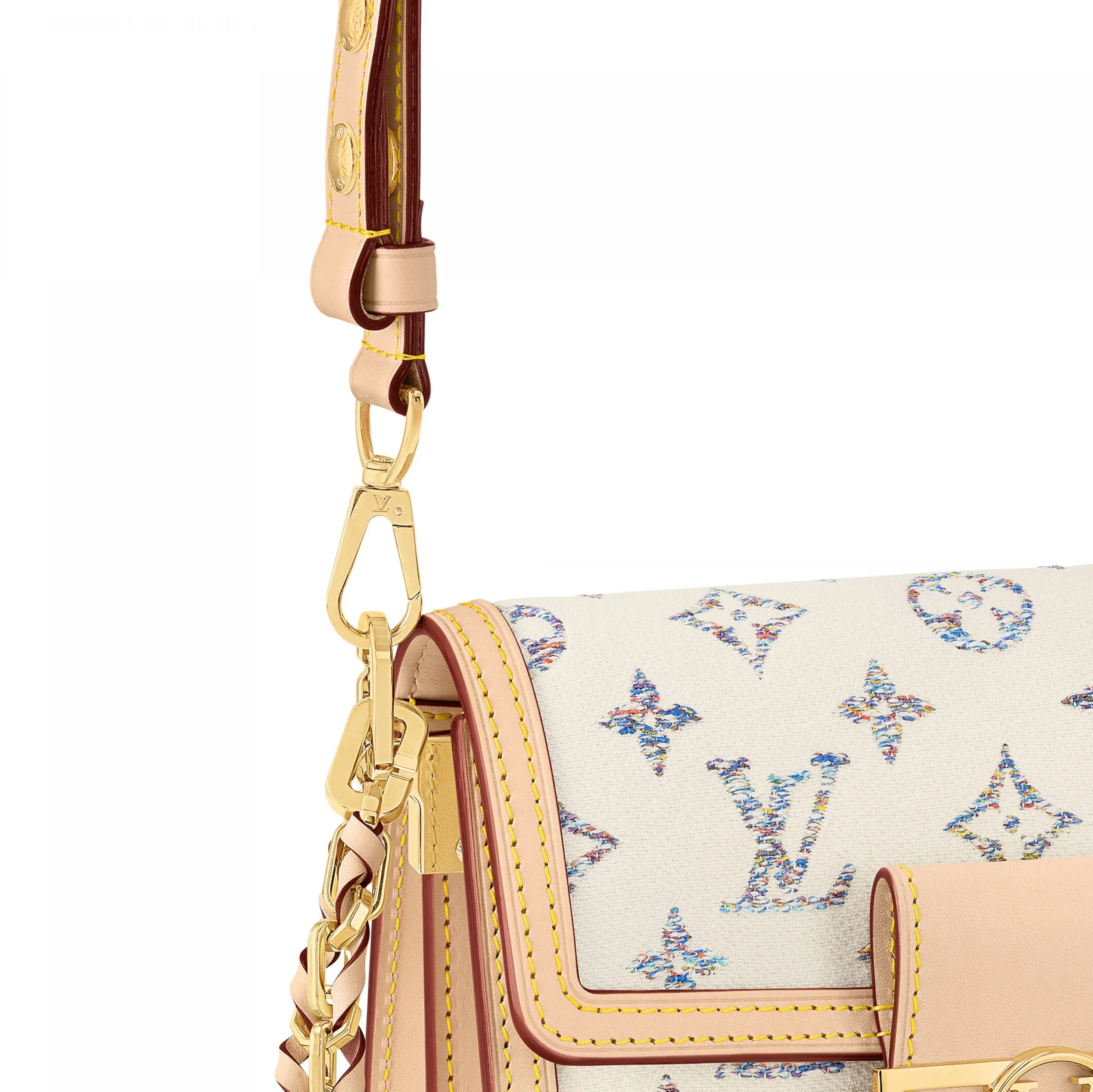 Ralph lauren clothing store Bagsaaa M24841 Mini Dauphine Multicolor Beige
