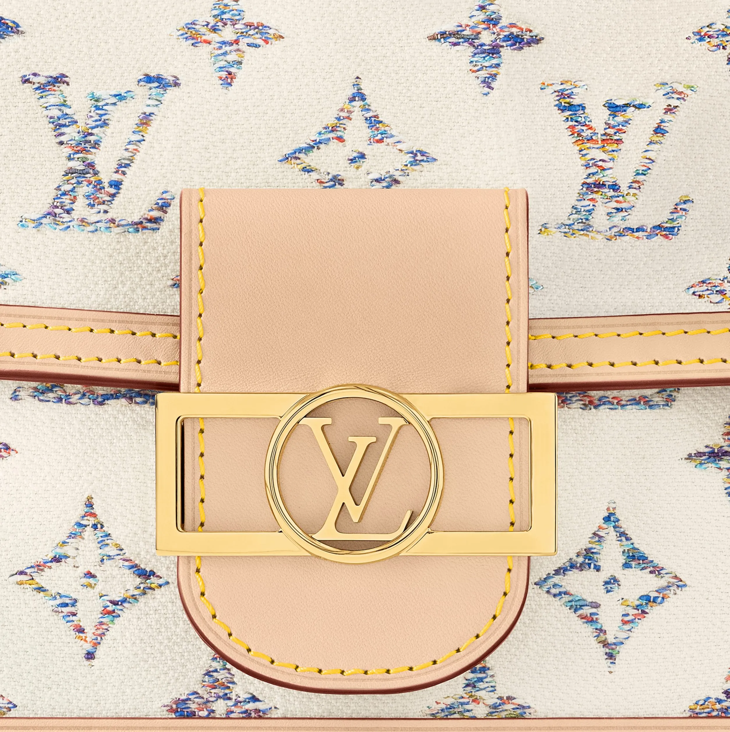 Ralph lauren clothing store Bagsaaa M24841 Mini Dauphine Multicolor Beige