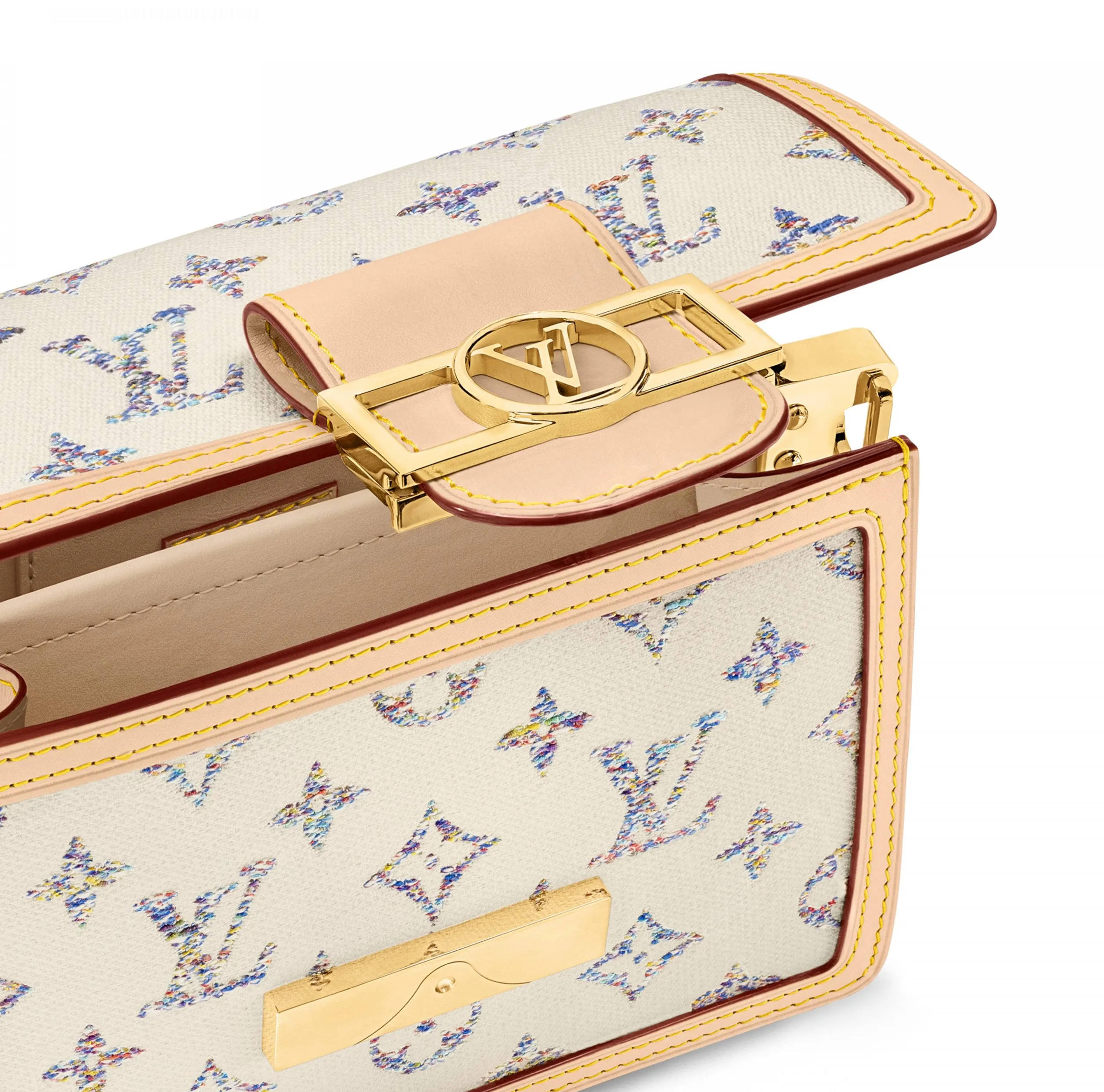 Ralph lauren clothing store Bagsaaa M24841 Mini Dauphine Multicolor Beige