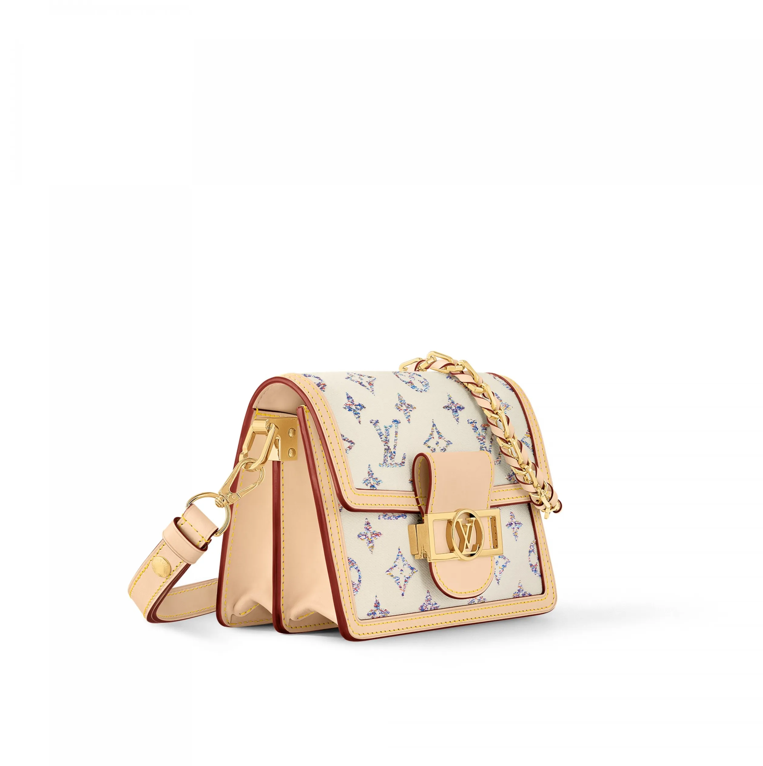 Ralph lauren clothing store Bagsaaa M24841 Mini Dauphine Multicolor Beige