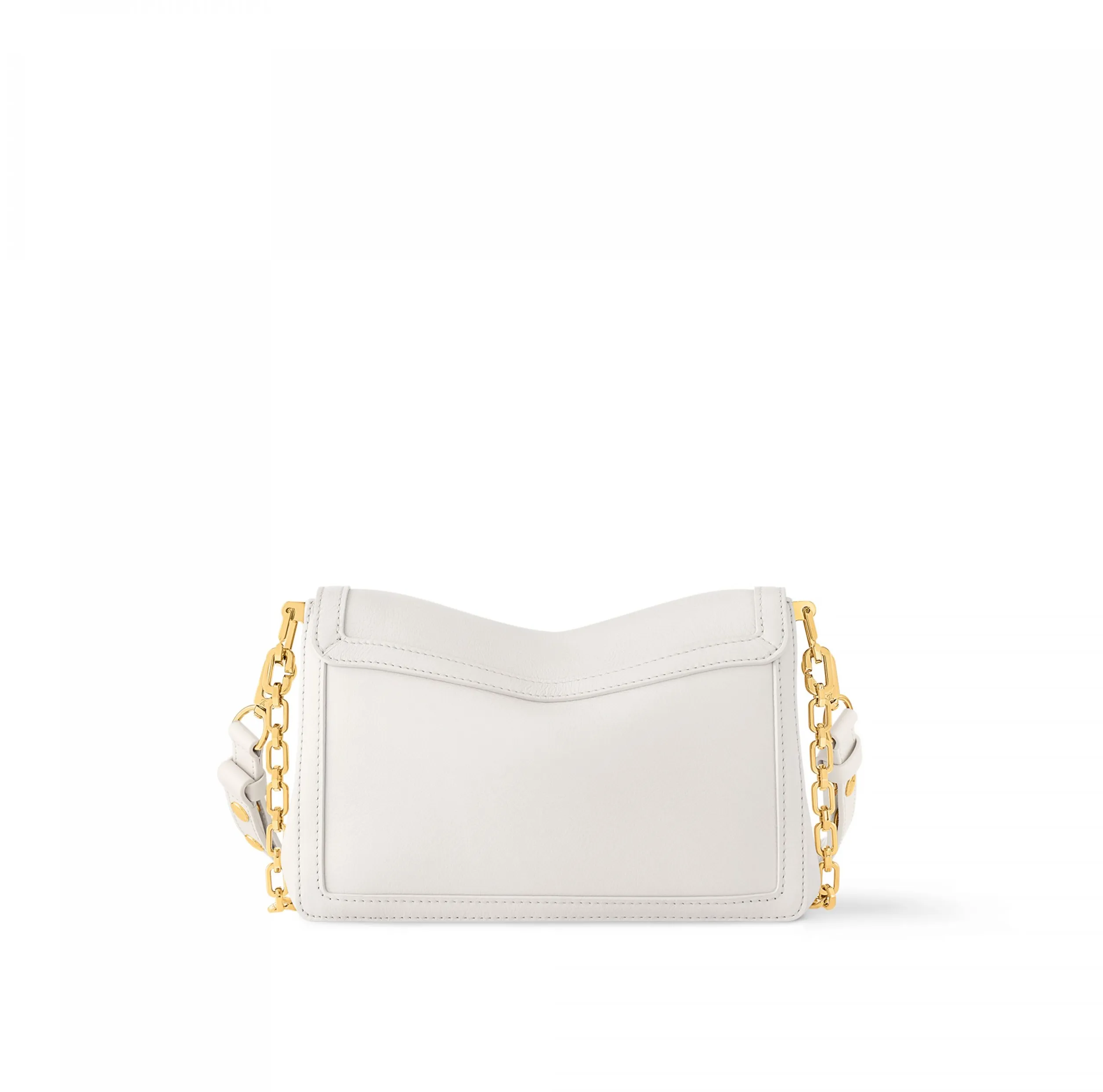 Replica ysl bag Bagsaaa M25050 Dauphine Soft MM White
