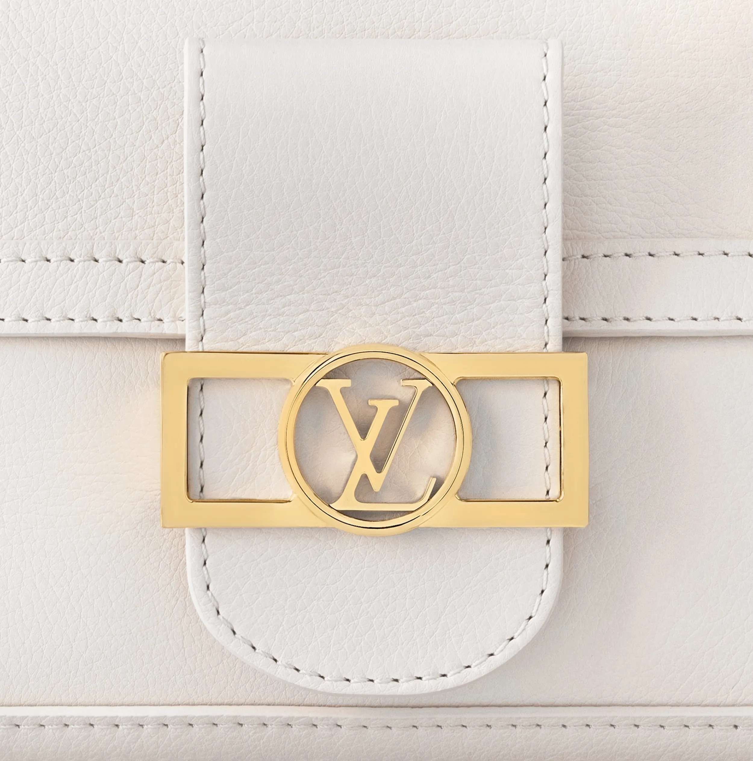 Replica ysl bag Bagsaaa M25050 Dauphine Soft MM White