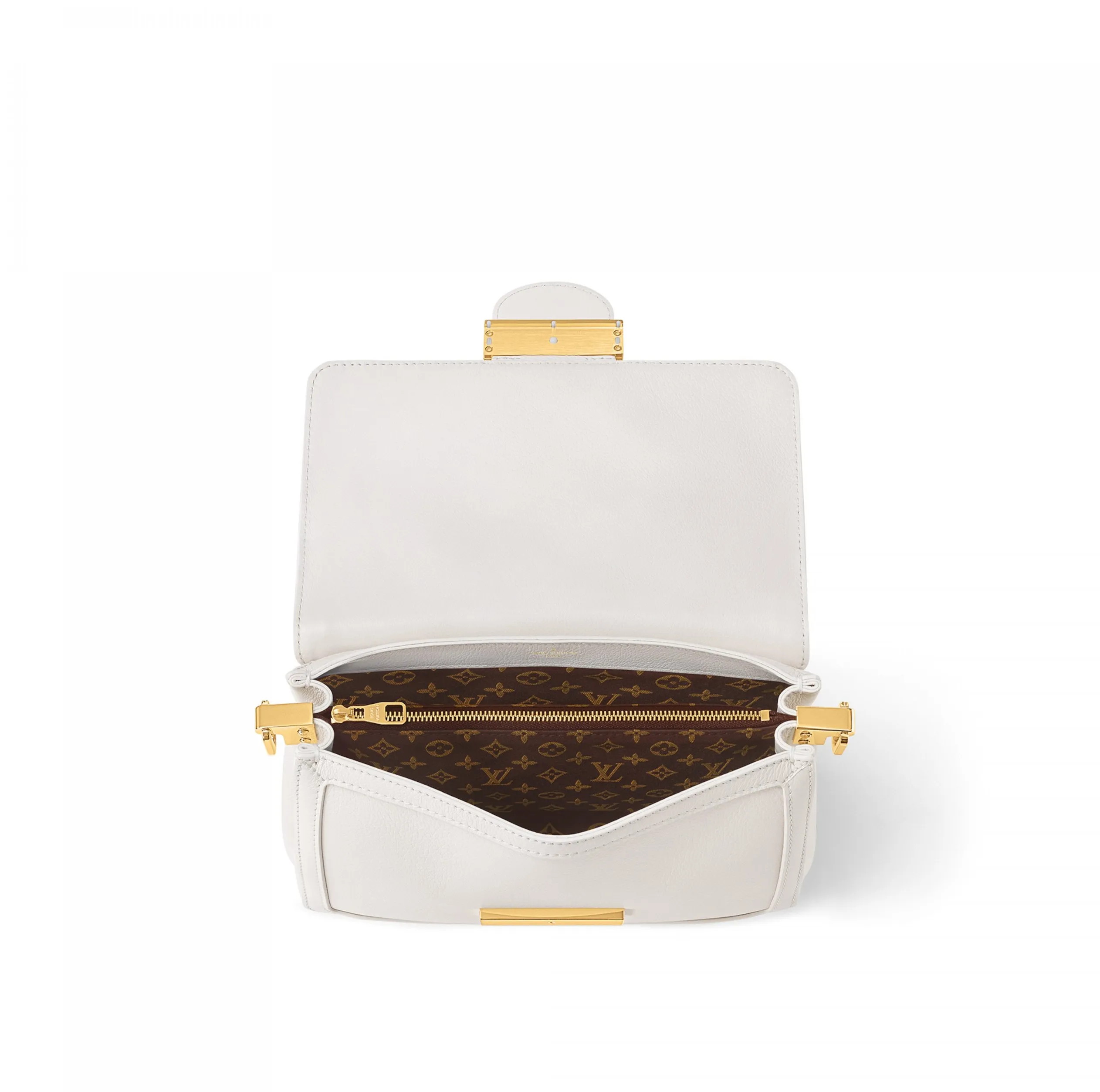 Replica ysl bag Bagsaaa M25050 Dauphine Soft MM White