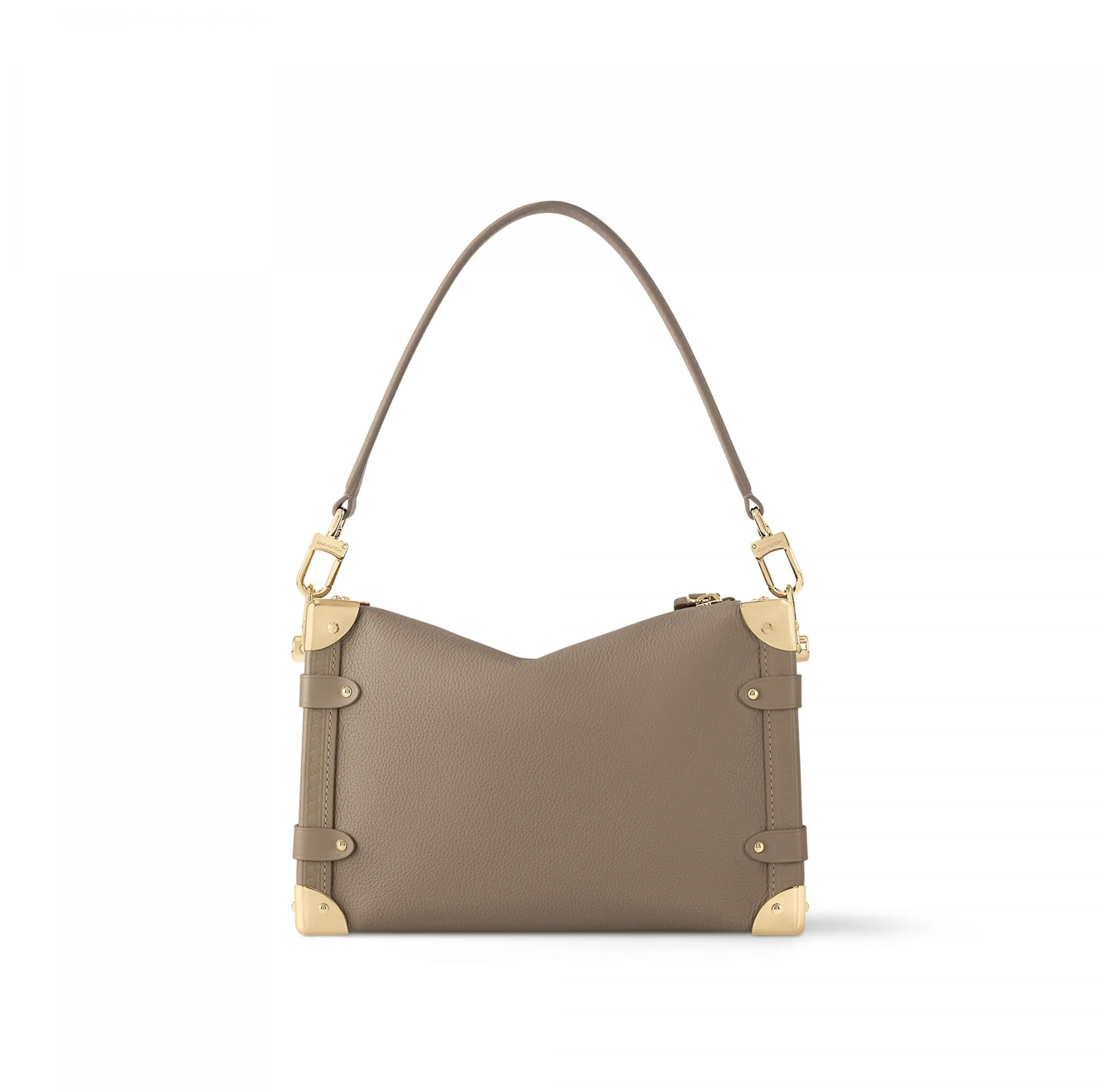 Original chanel store Bagsaaa M25072 Side Trunk MM Taupe