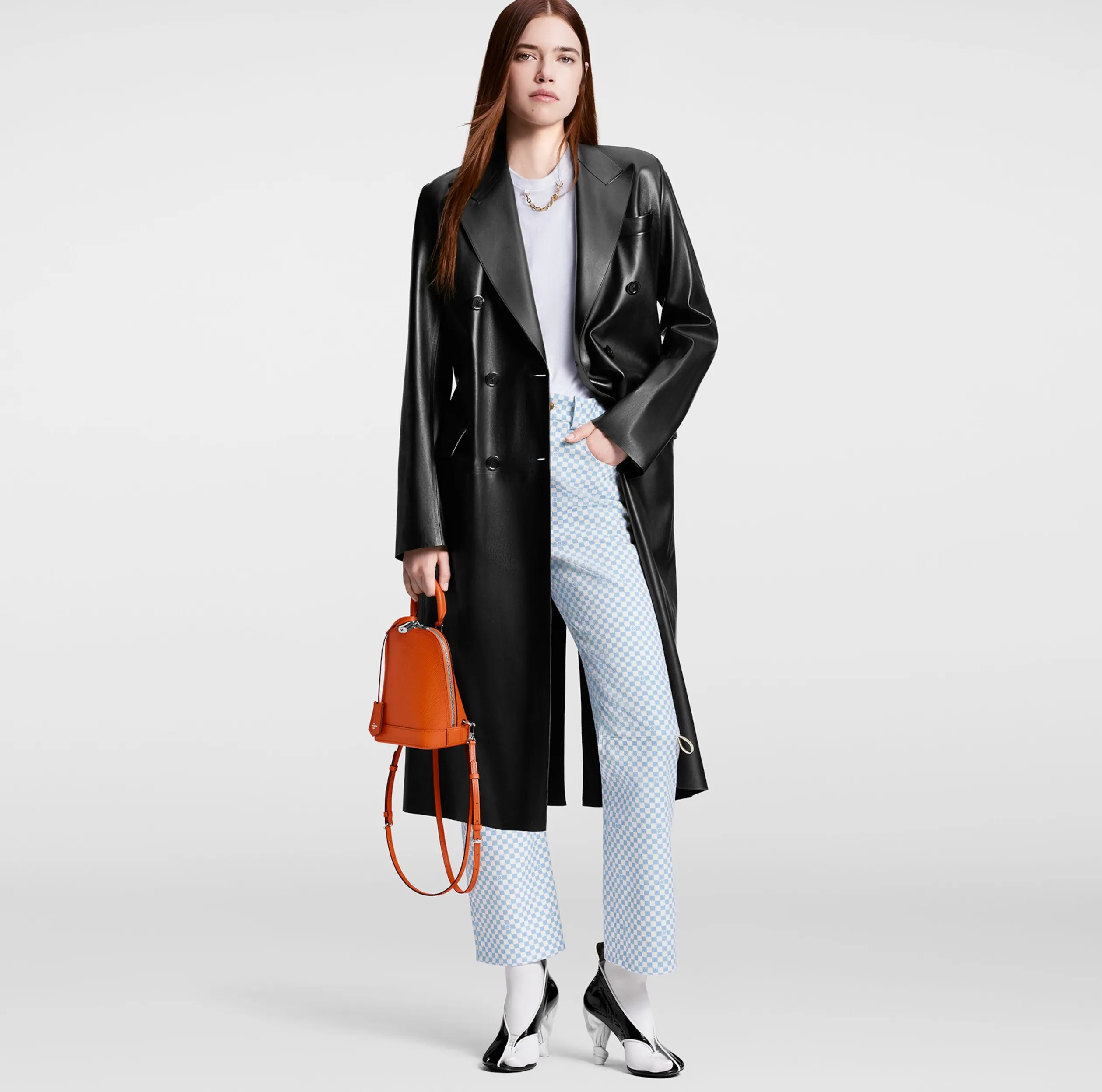 Rick owens shoes replica Bagsaaa M25104 Alma Backpack Orange