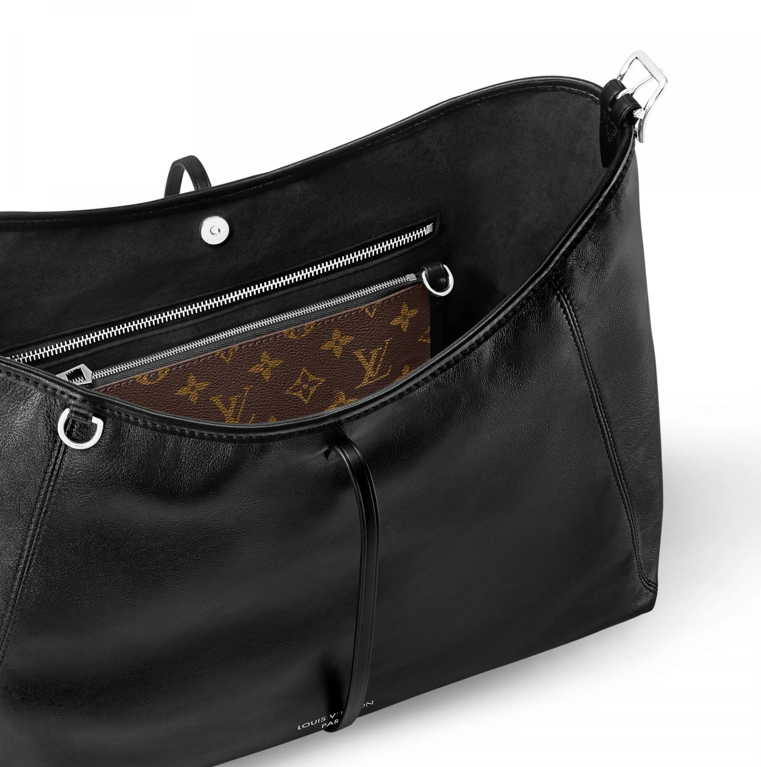 Original chanel store Bagsaaa M25143 CarryAll Dark MM Black