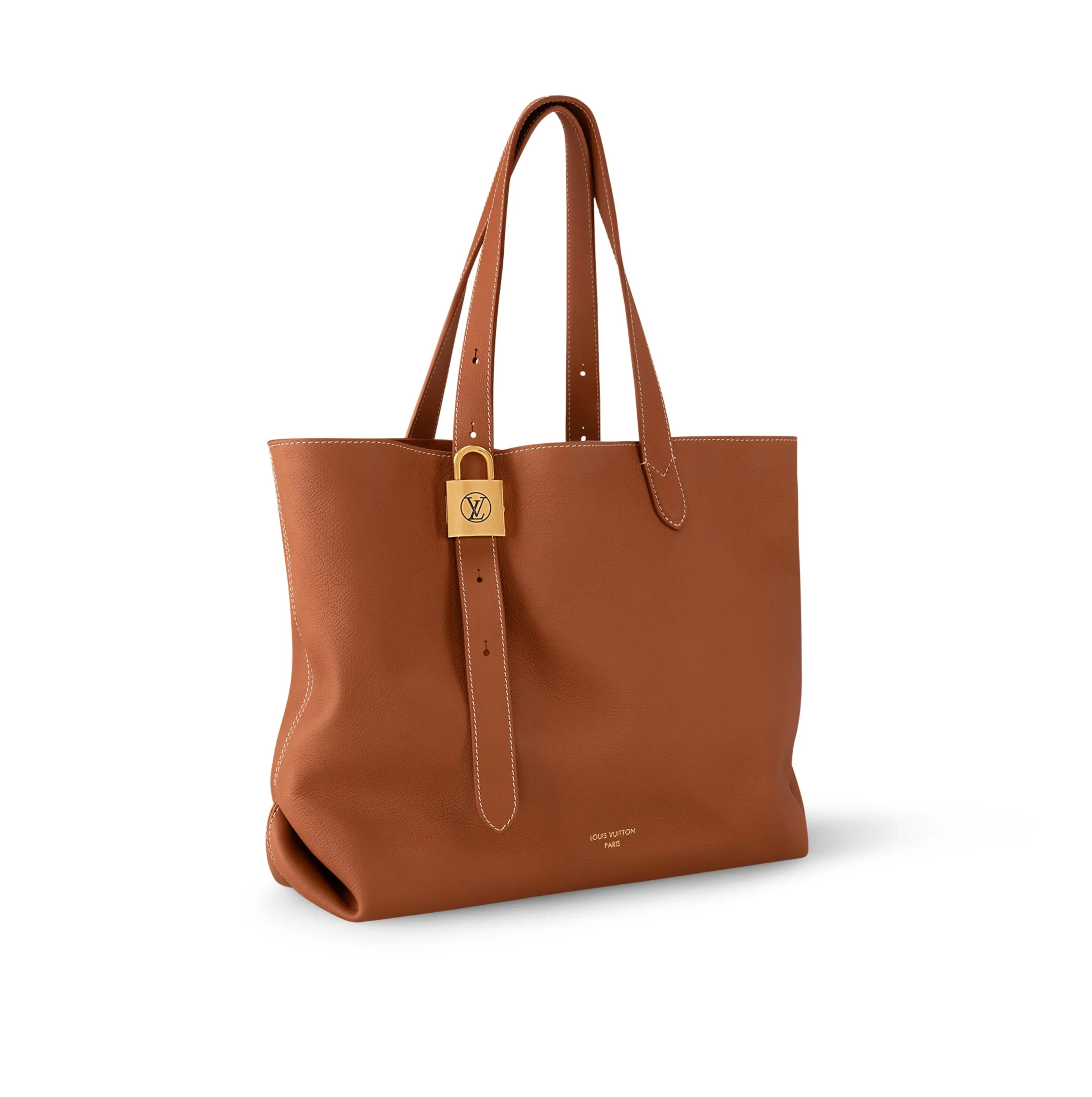 Lauren ralph lauren logo Bagsaaa M25342 Low Key Cabas MM Cognac Brown