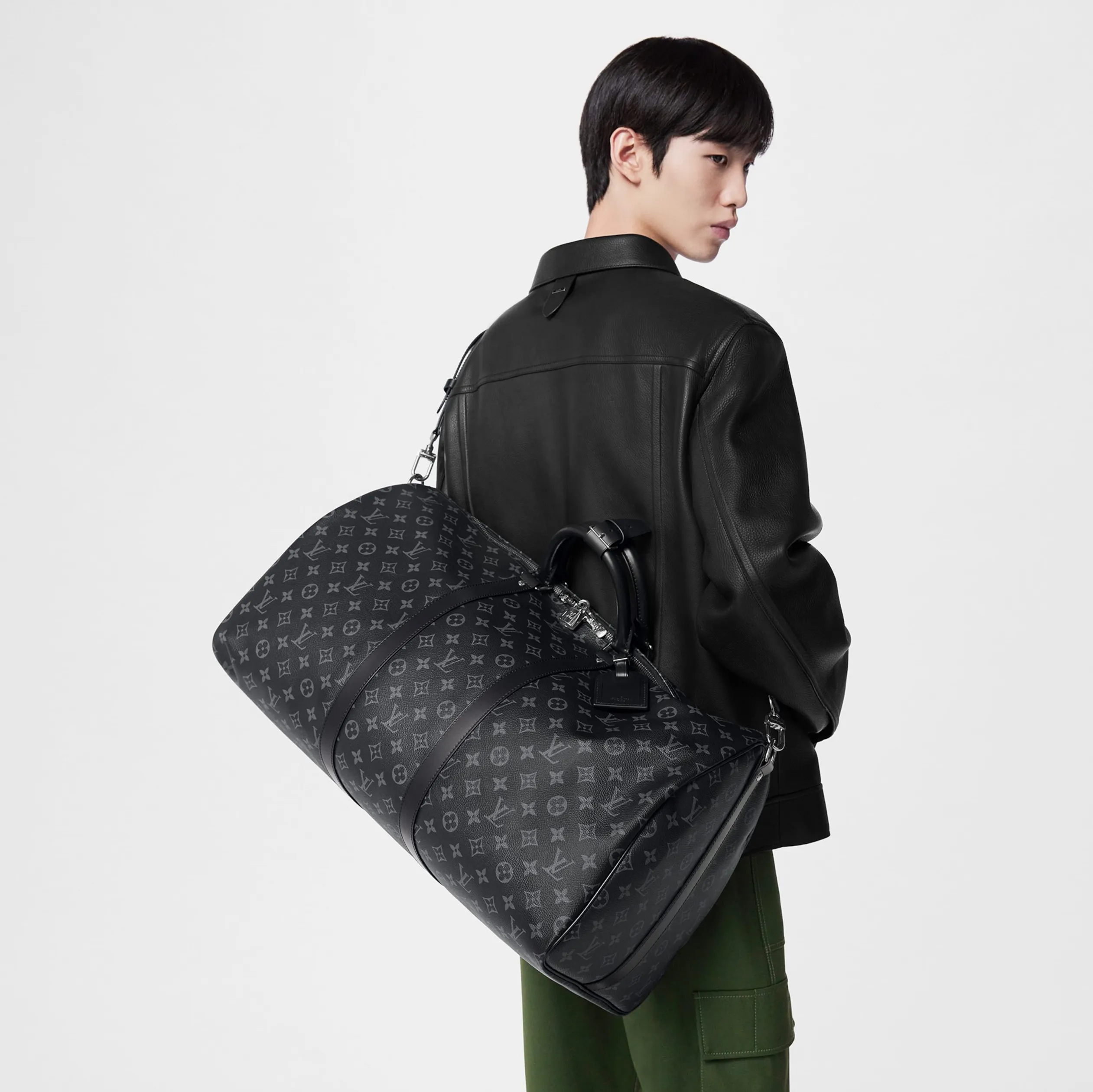 Ralph lauren clothing store Bagsaaa M40605 Keepall Bandoulière 55 Black