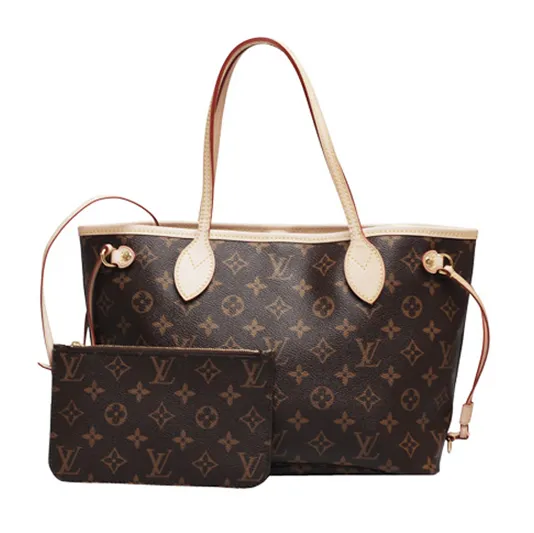 Lv shirt replica Bagsaaa M41001 Neverfull PM Shoulder Bag Monogram Canvas