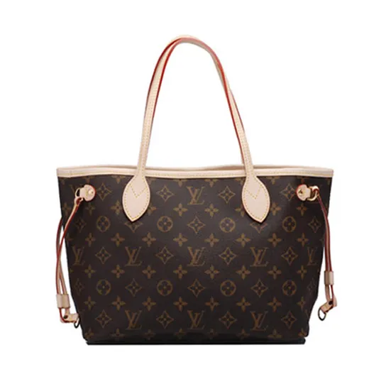 Lv shirt replica Bagsaaa M41001 Neverfull PM Shoulder Bag Monogram Canvas