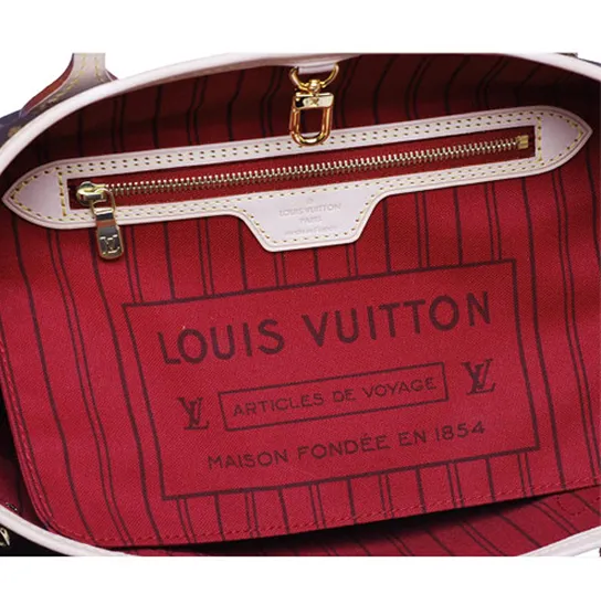 Lv shirt replica Bagsaaa M41001 Neverfull PM Shoulder Bag Monogram Canvas