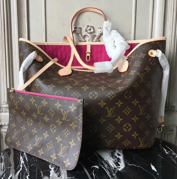 Replica miu miu Bagsaaa M41178 Neverfull MM Shoulder Bag Monogram Canvas