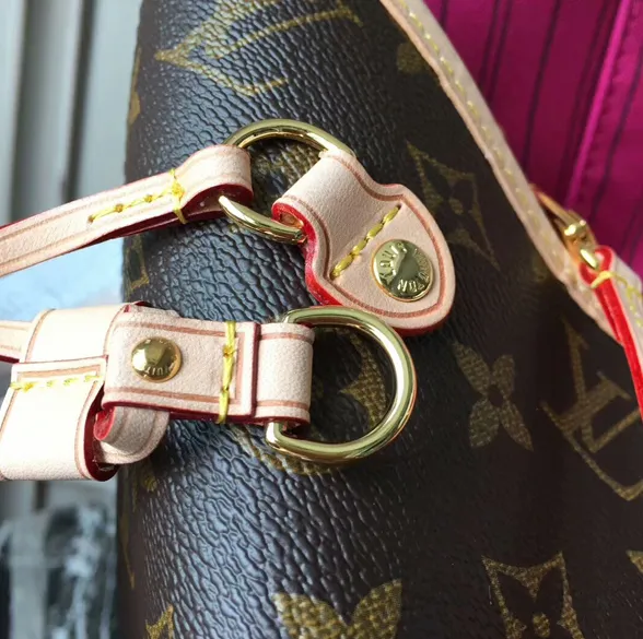 Replica miu miu Bagsaaa M41178 Neverfull MM Shoulder Bag Monogram Canvas