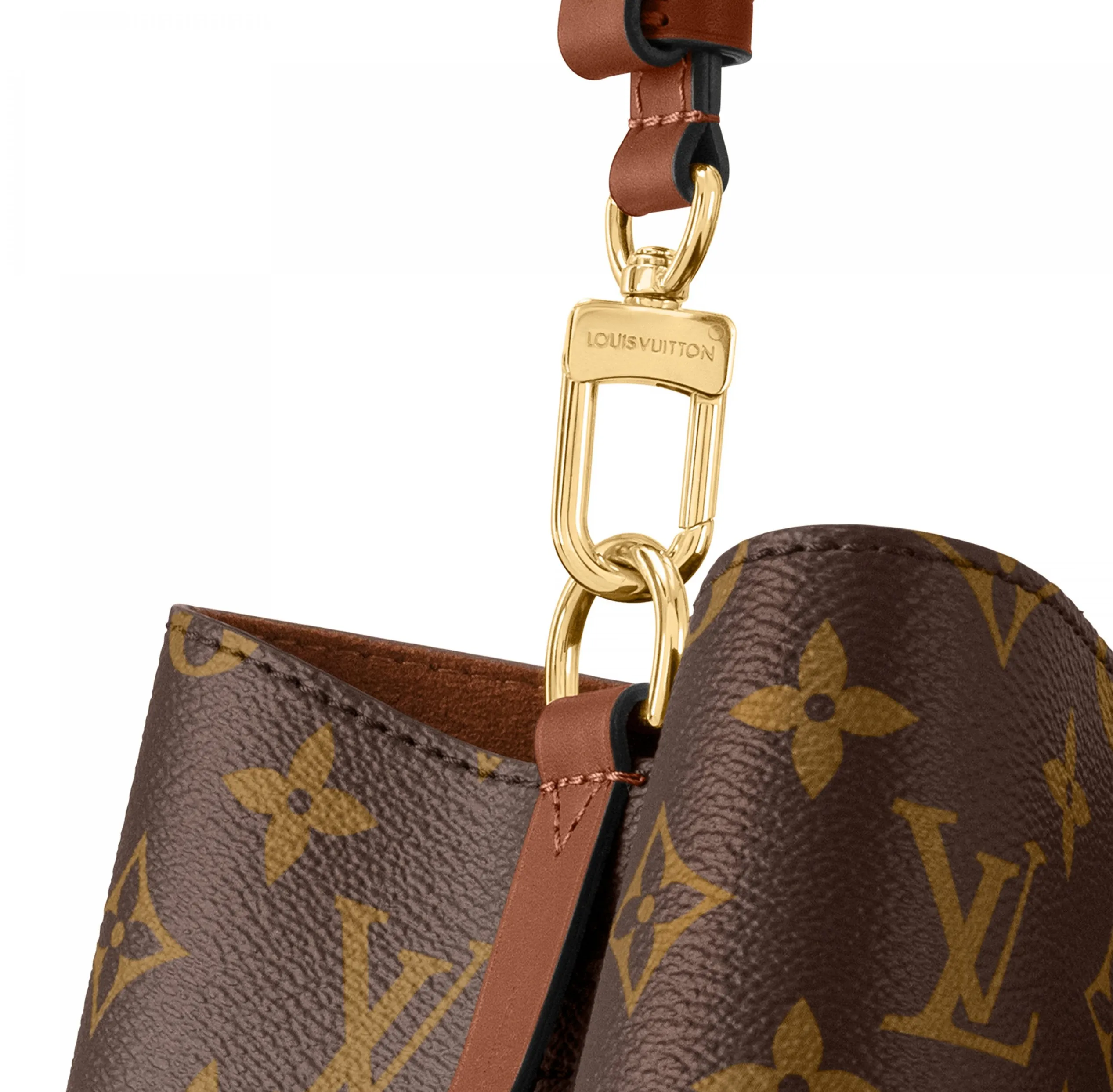Lv shirt replica Bagsaaa M44887 Caramel Brown Monogram NéoNoé MM