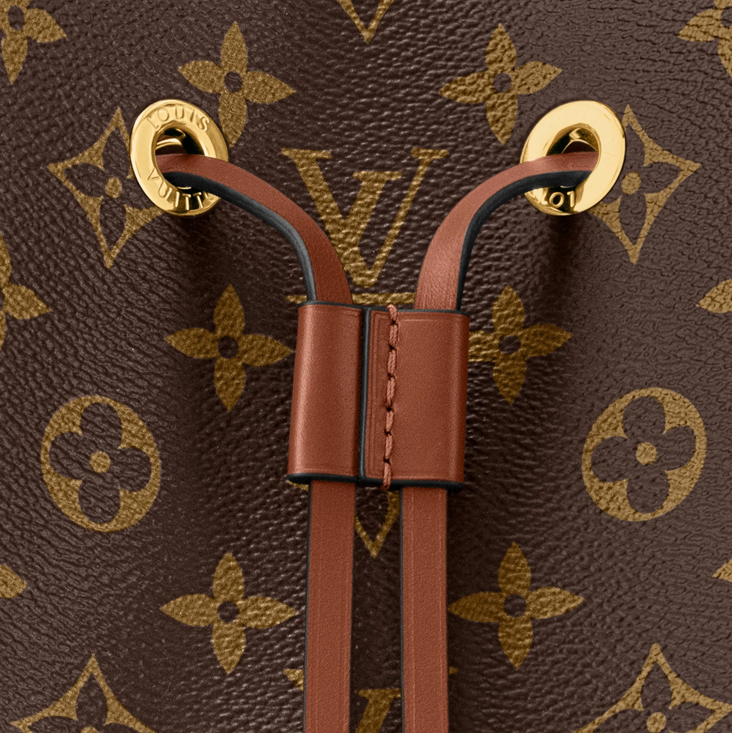 Lv shirt replica Bagsaaa M44887 Caramel Brown Monogram NéoNoé MM