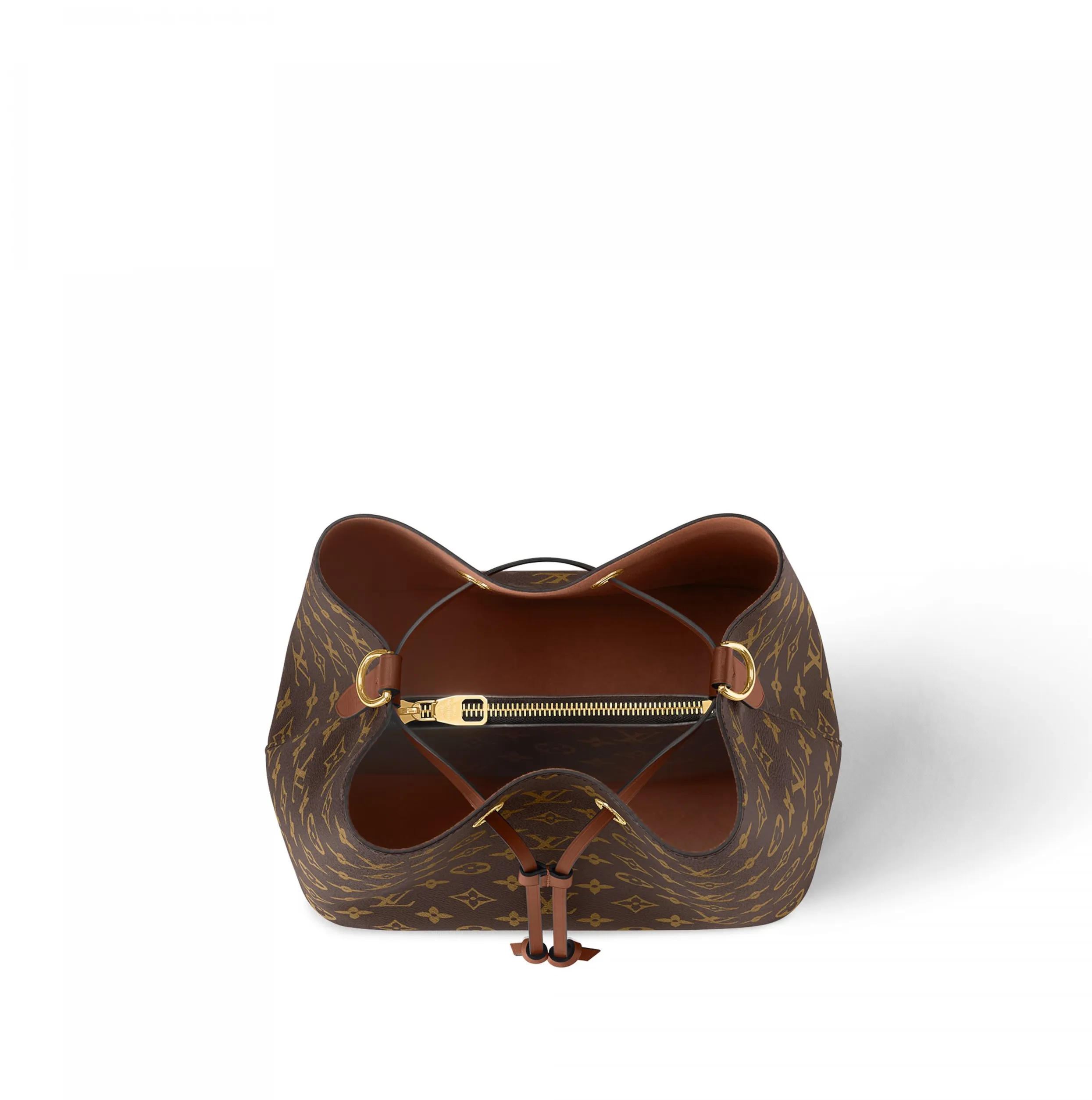Lv shirt replica Bagsaaa M44887 Caramel Brown Monogram NéoNoé MM