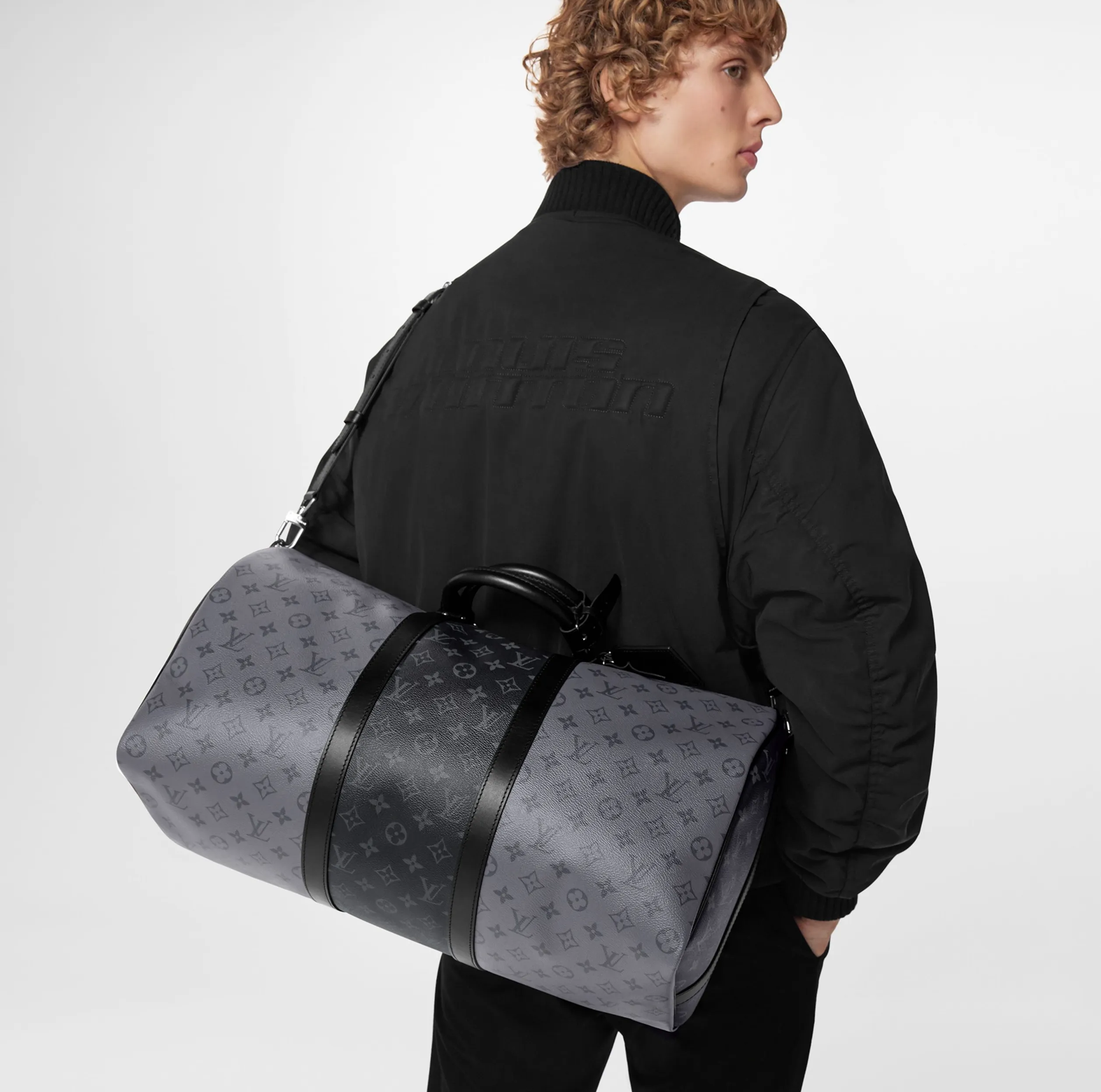 Outlet marketplace Bagsaaa M45392 Keepall Bandoulière 50 Monogram Eclipse
