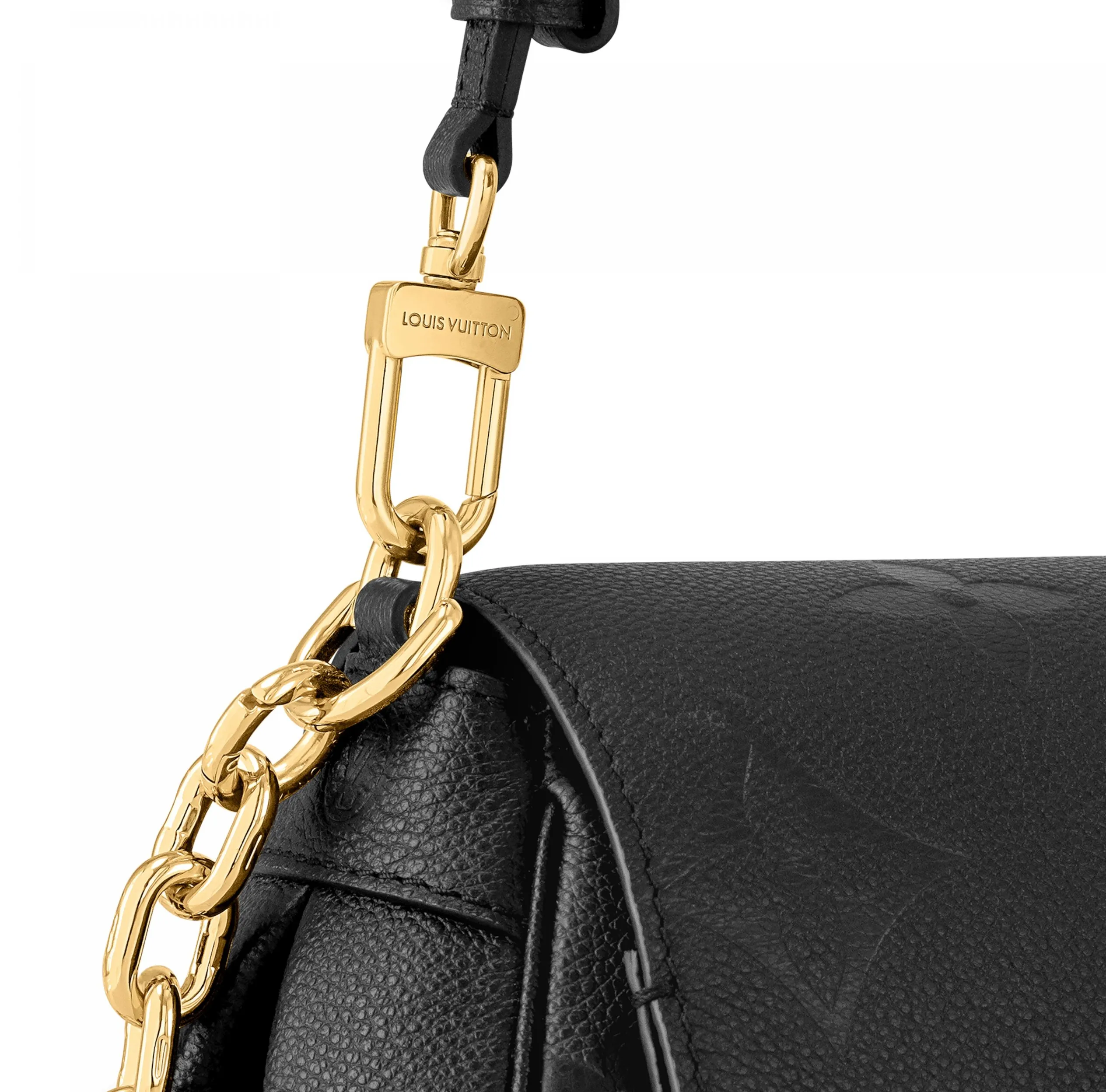 Lv shirt replica Bagsaaa M45813 Favorite Monogram Empreinte Leather Black