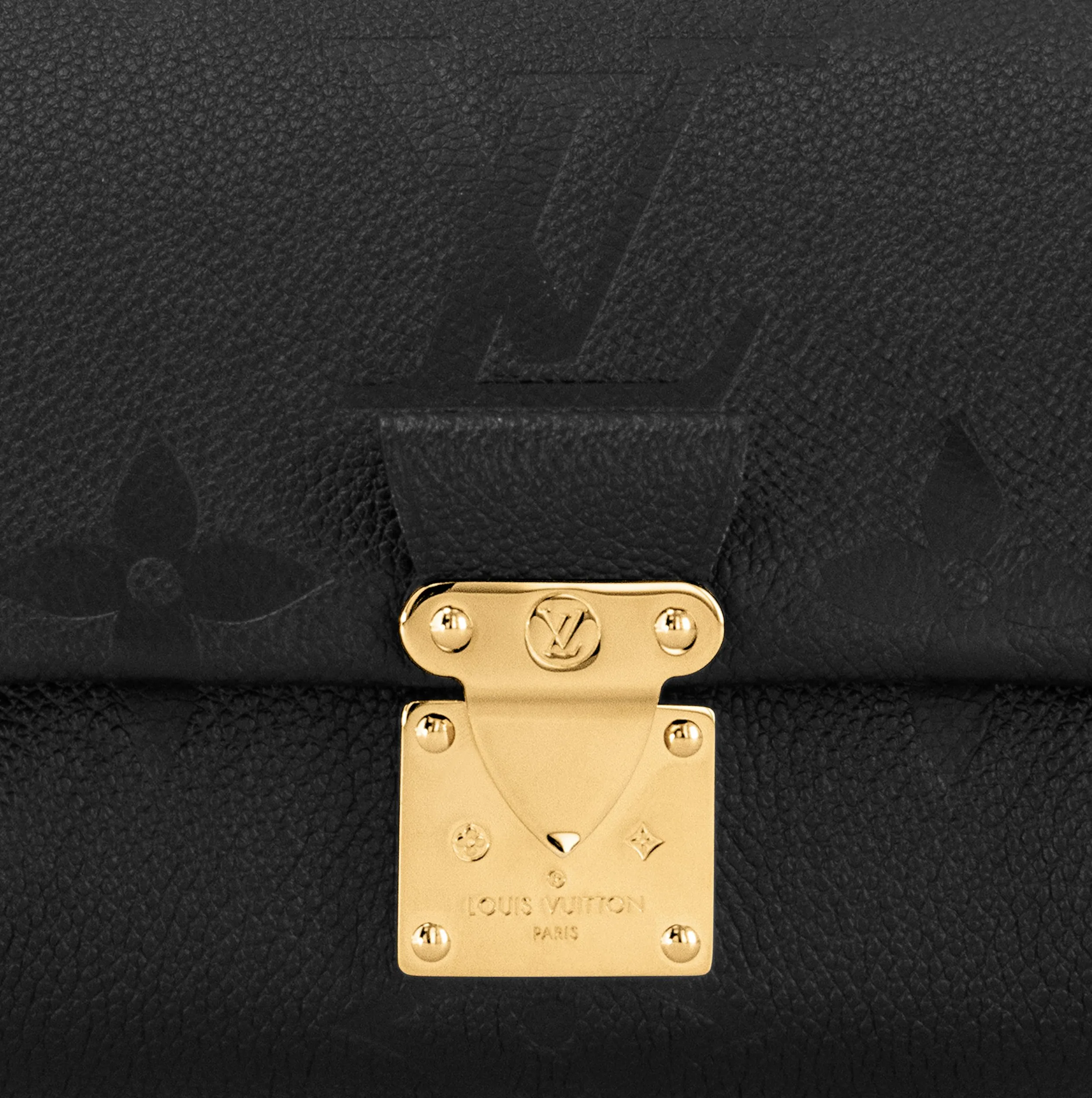 Lv shirt replica Bagsaaa M45813 Favorite Monogram Empreinte Leather Black