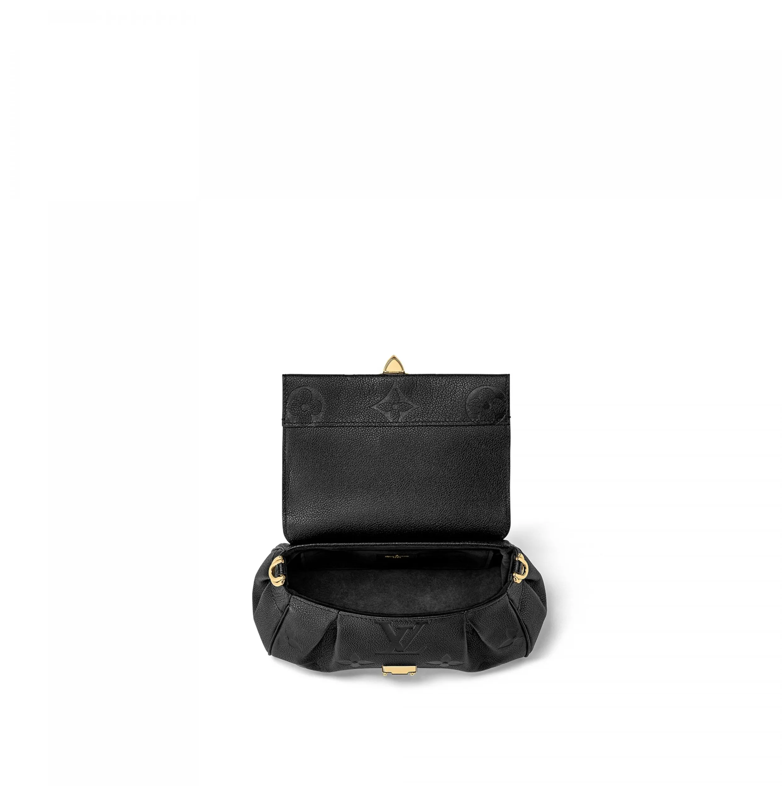 Lv shirt replica Bagsaaa M45813 Favorite Monogram Empreinte Leather Black