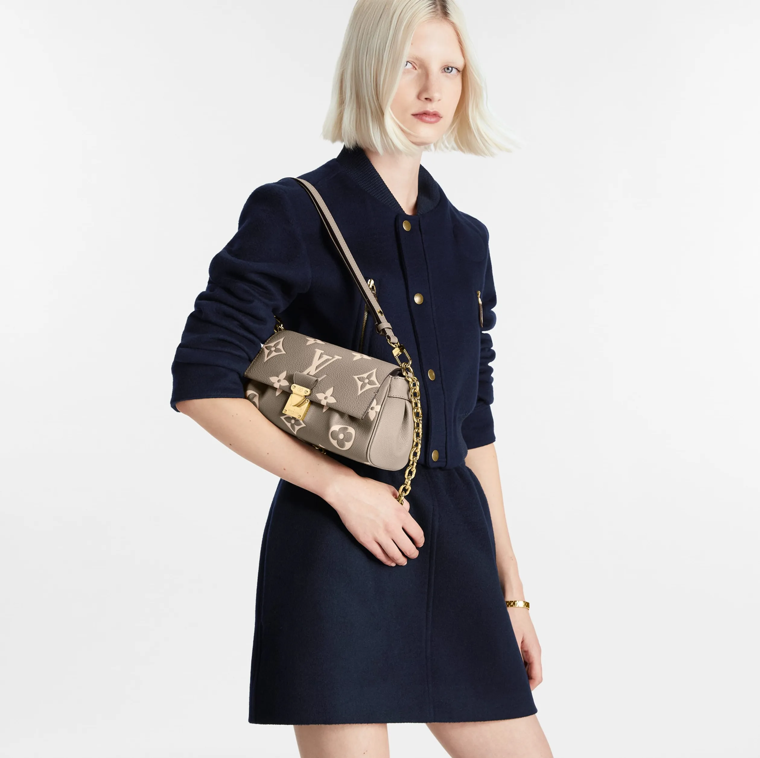 Replica bags lv Bagsaaa M45836 Favorite Tourterelle   Crème