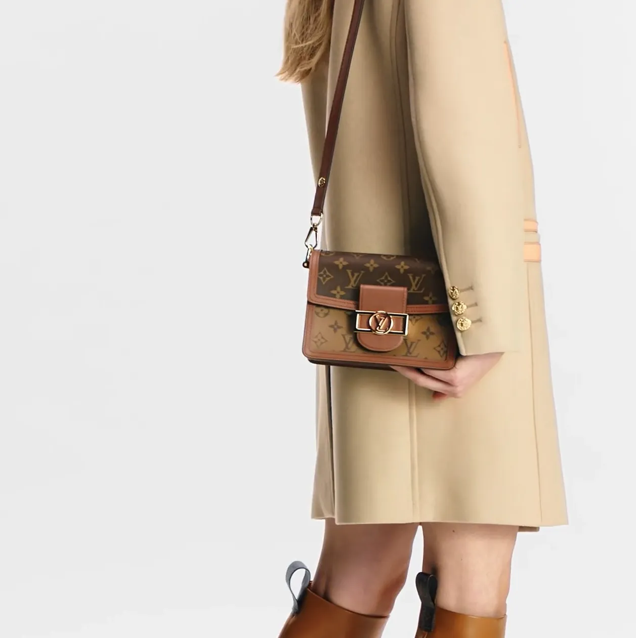 Louis vuitton locations Bagsaaa M45959 Mini Dauphine Monogram