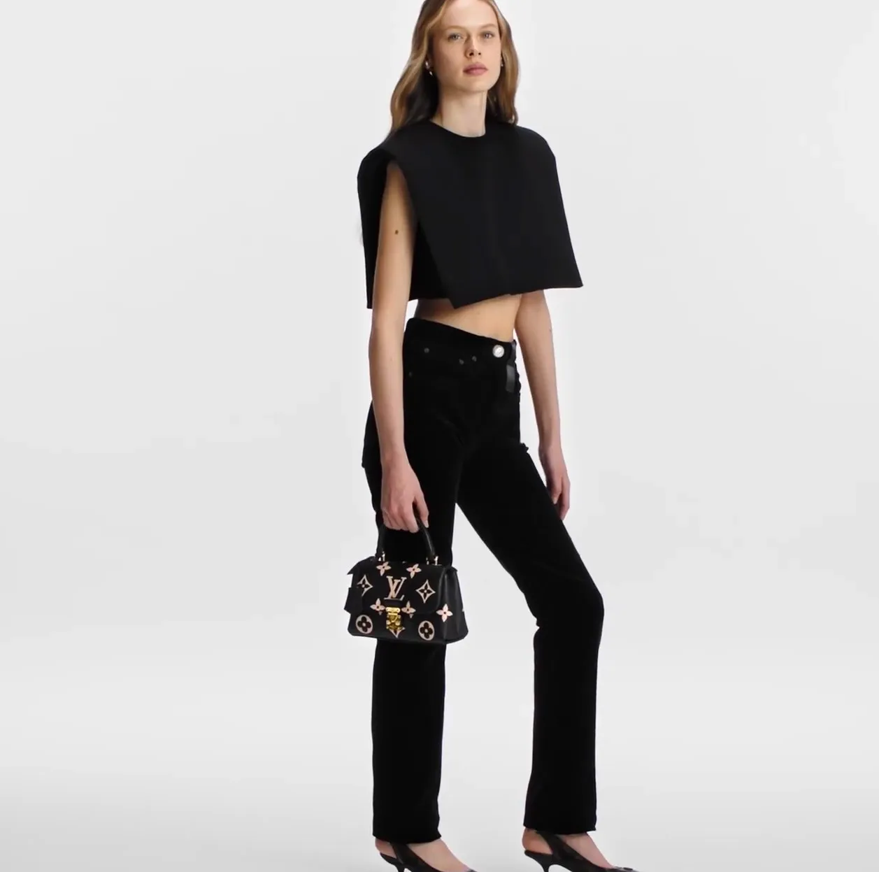 Mcqueen menswear Bagsaaa M45978 Madeleine BB Black   Beige