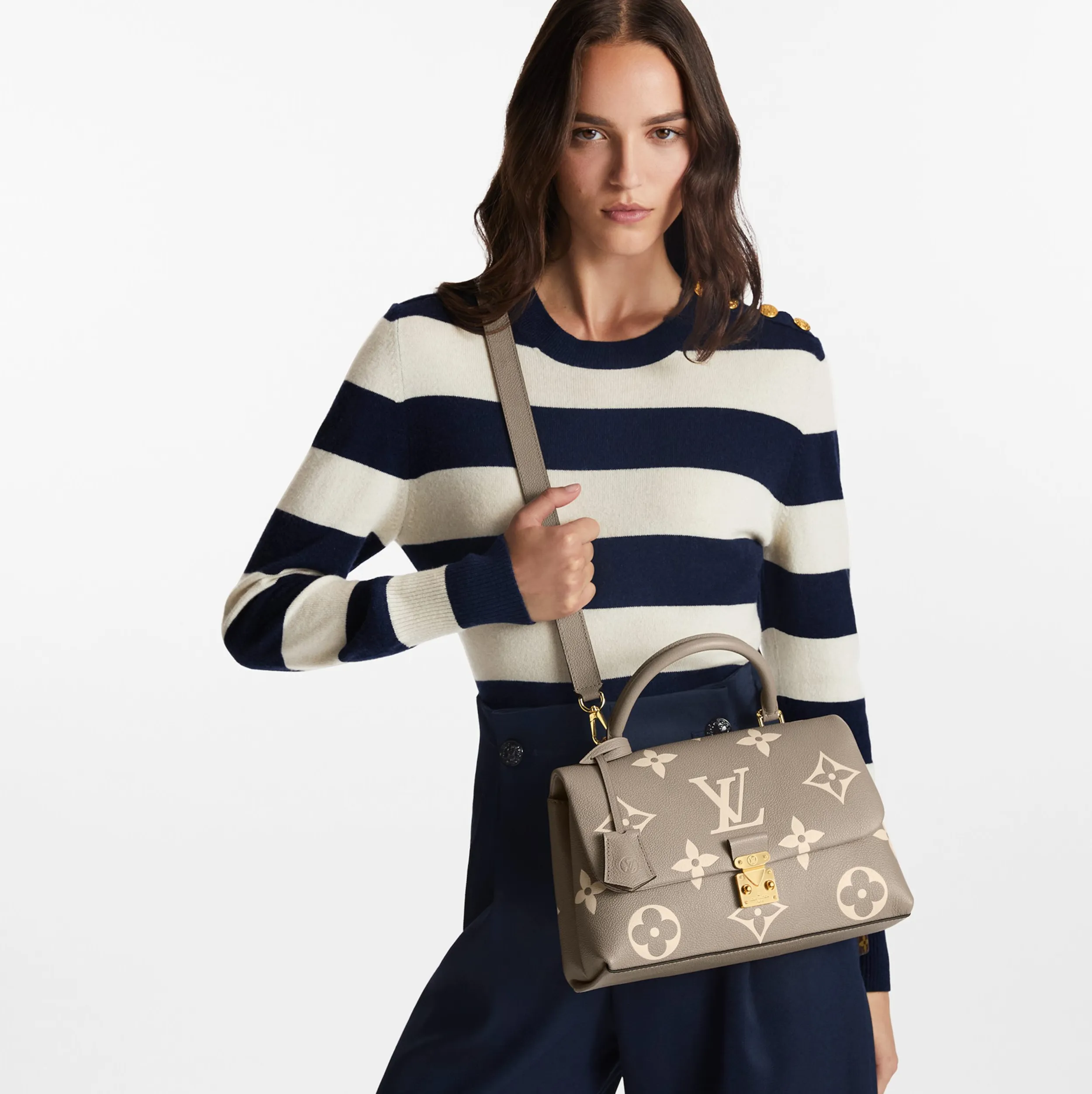 Replica ysl bags Bagsaaa M46041 Madeleine MM Dove Gray