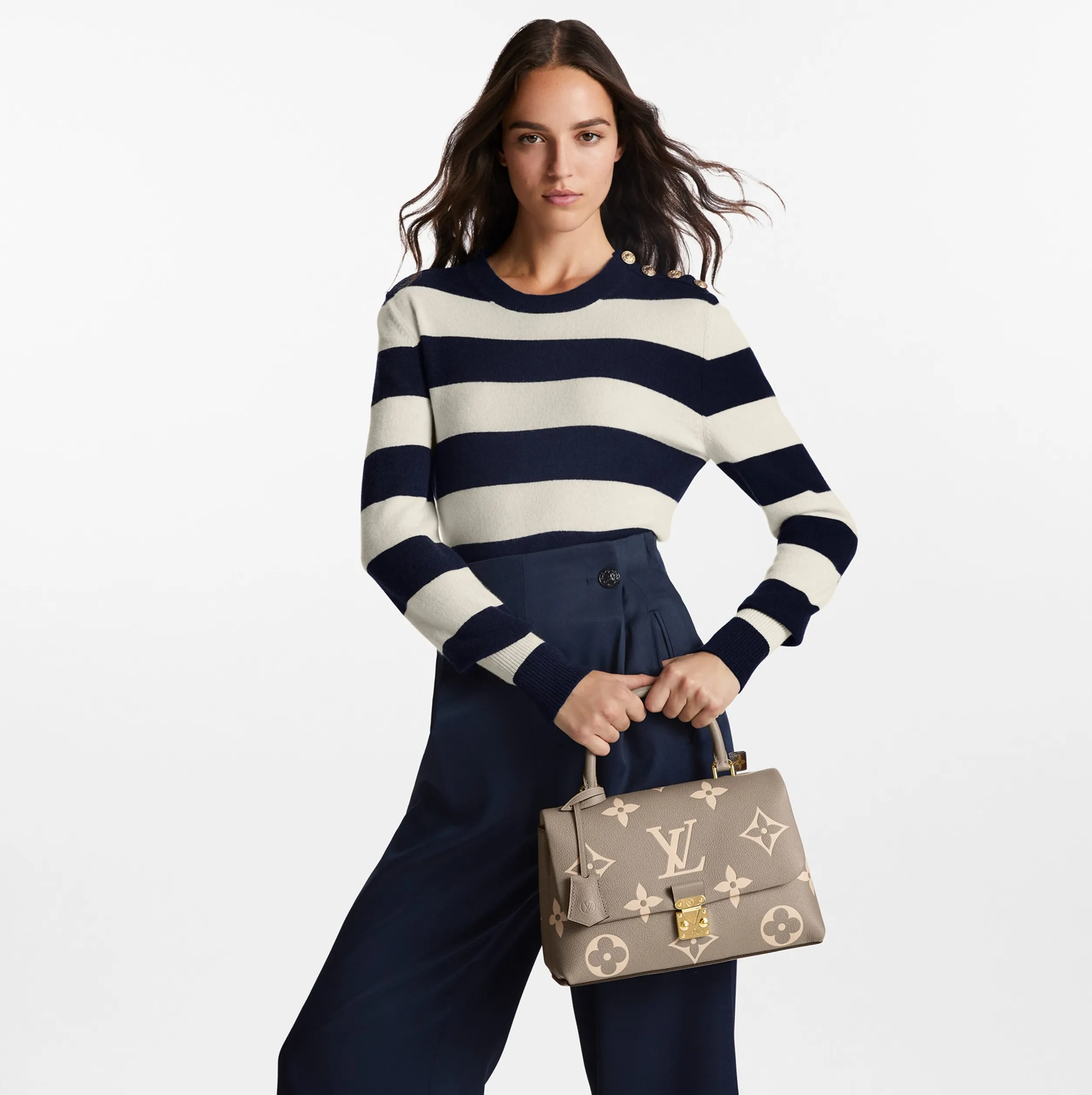 Replica ysl bags Bagsaaa M46041 Madeleine MM Dove Gray