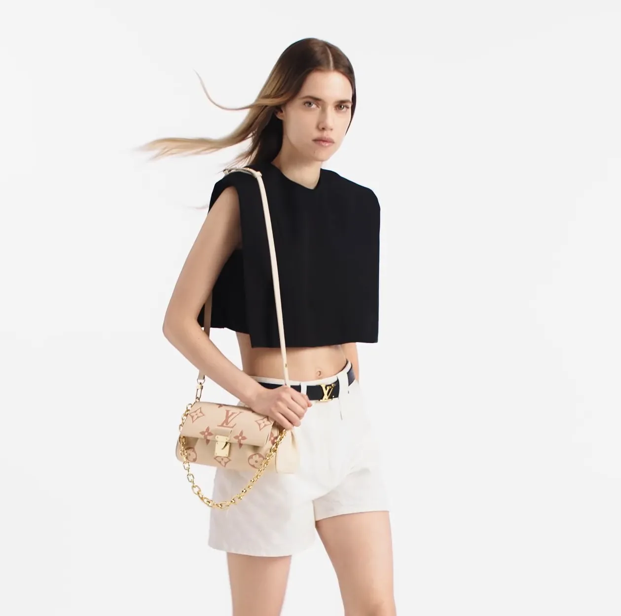 Top lv Bagsaaa M46393 Favorite Crème   Rose Trianon