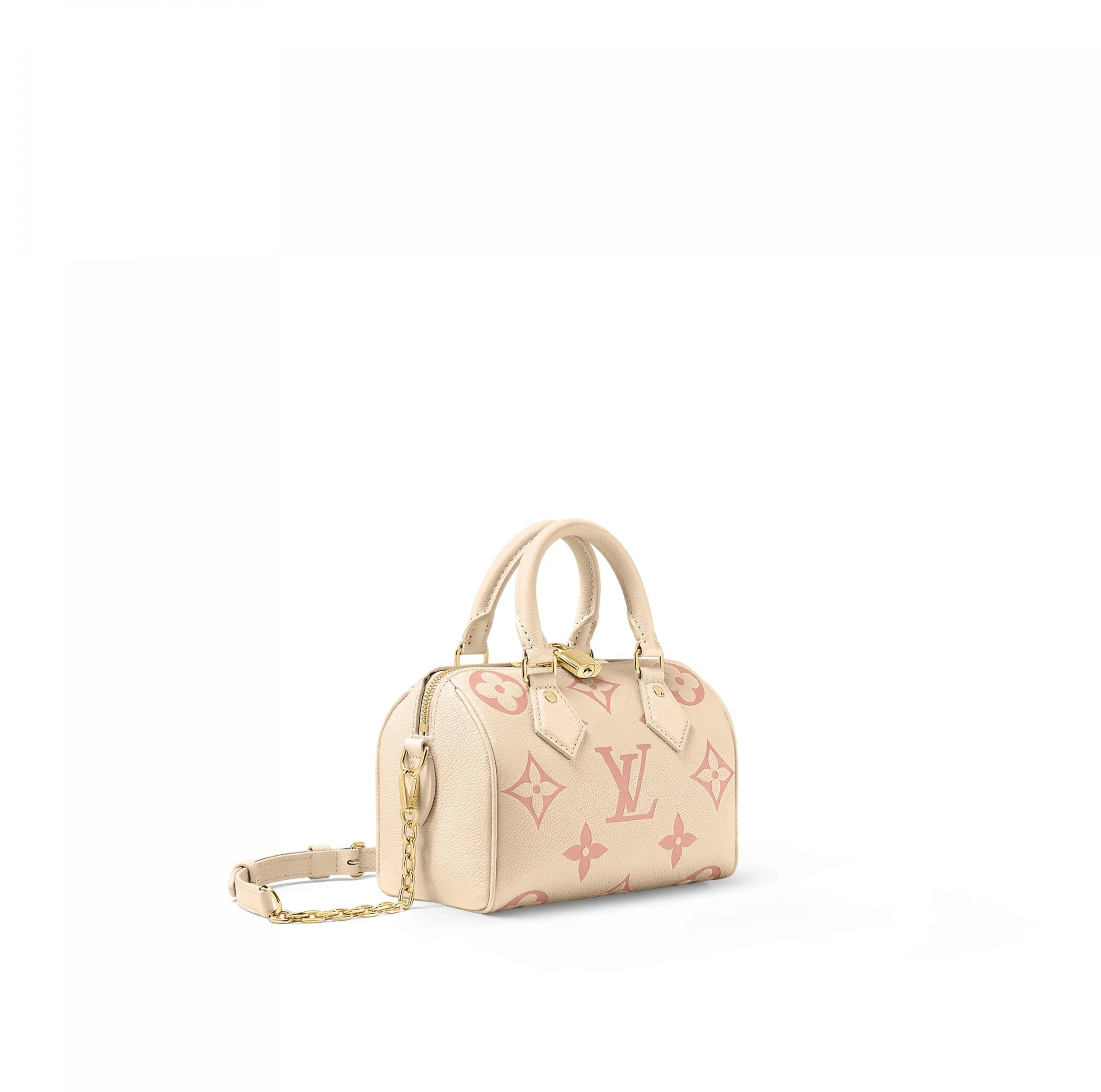 Top lv Bagsaaa M46397 Speedy Bandoulière 20 Bicolor Monogram Empreinte Leather