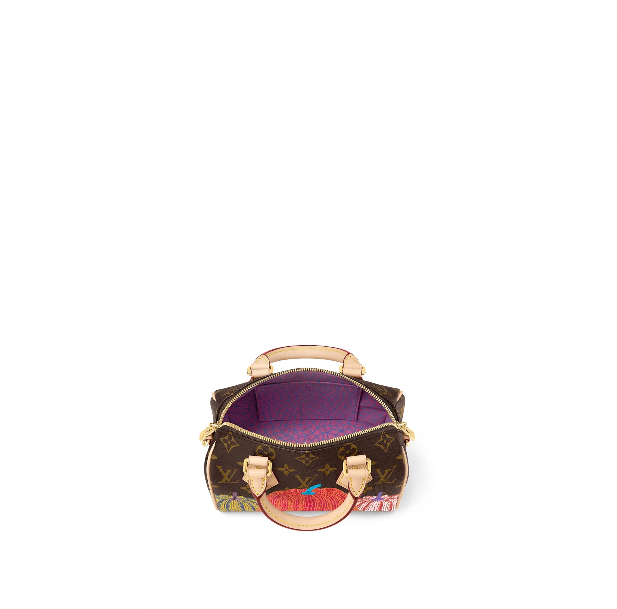 Replica chloe bag Bagsaaa M46469 LV x YK Speedy Bandoulière 20 Pumpkin print