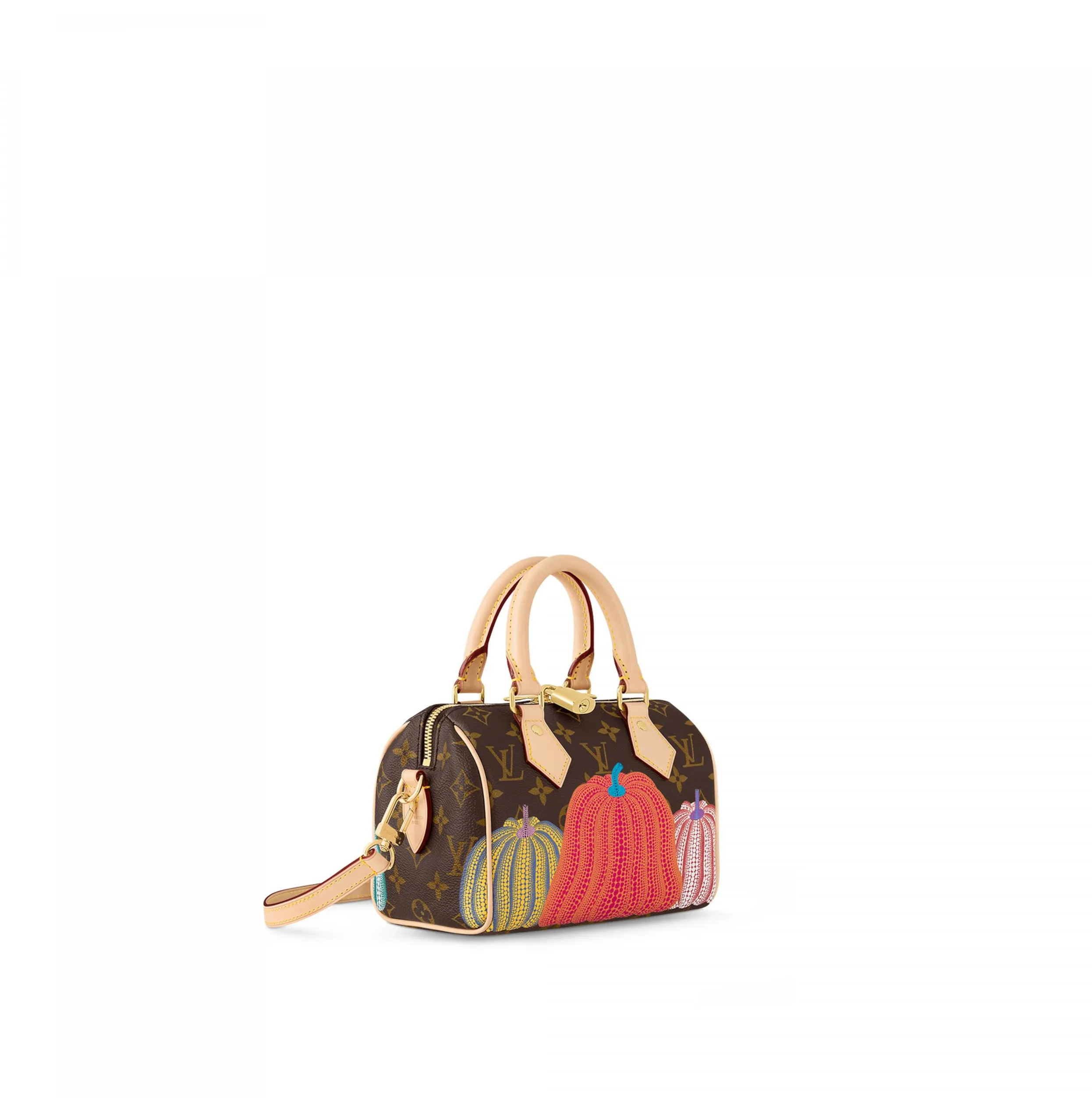 Replica chloe bag Bagsaaa M46469 LV x YK Speedy Bandoulière 20 Pumpkin print