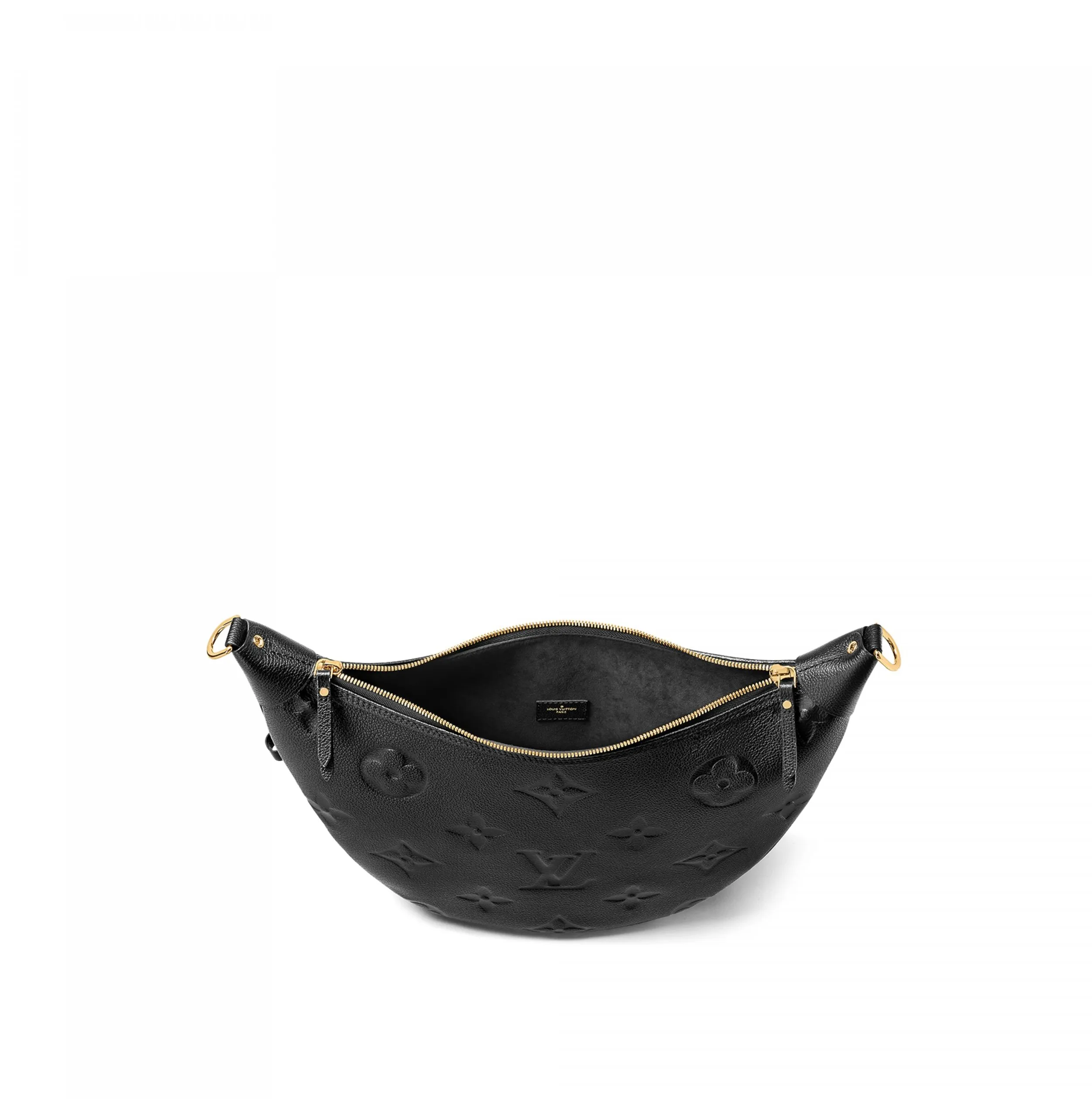 Lauren ralph lauren logo Bagsaaa M46725 Loop Hobo Black