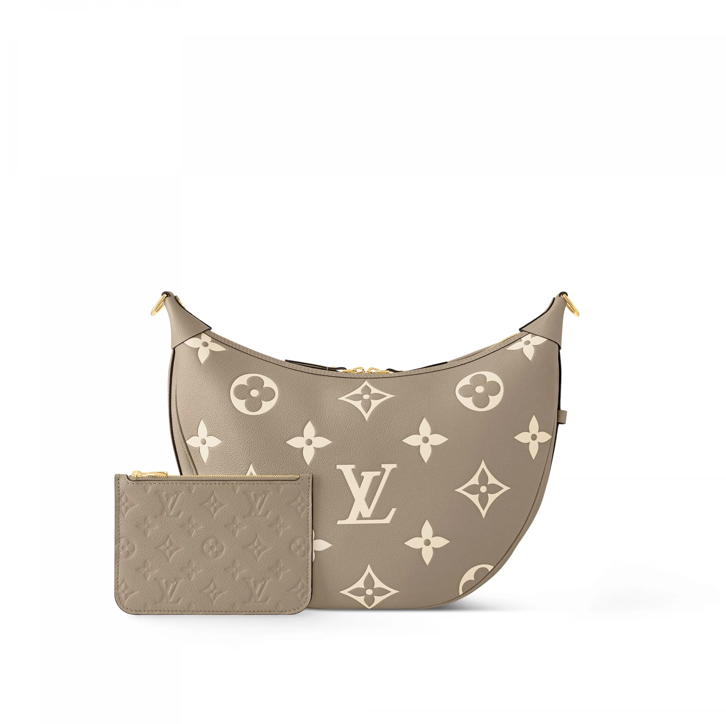 Shop shoulder bags Bagsaaa M46738 Loop Hobo Dove Gray Cream