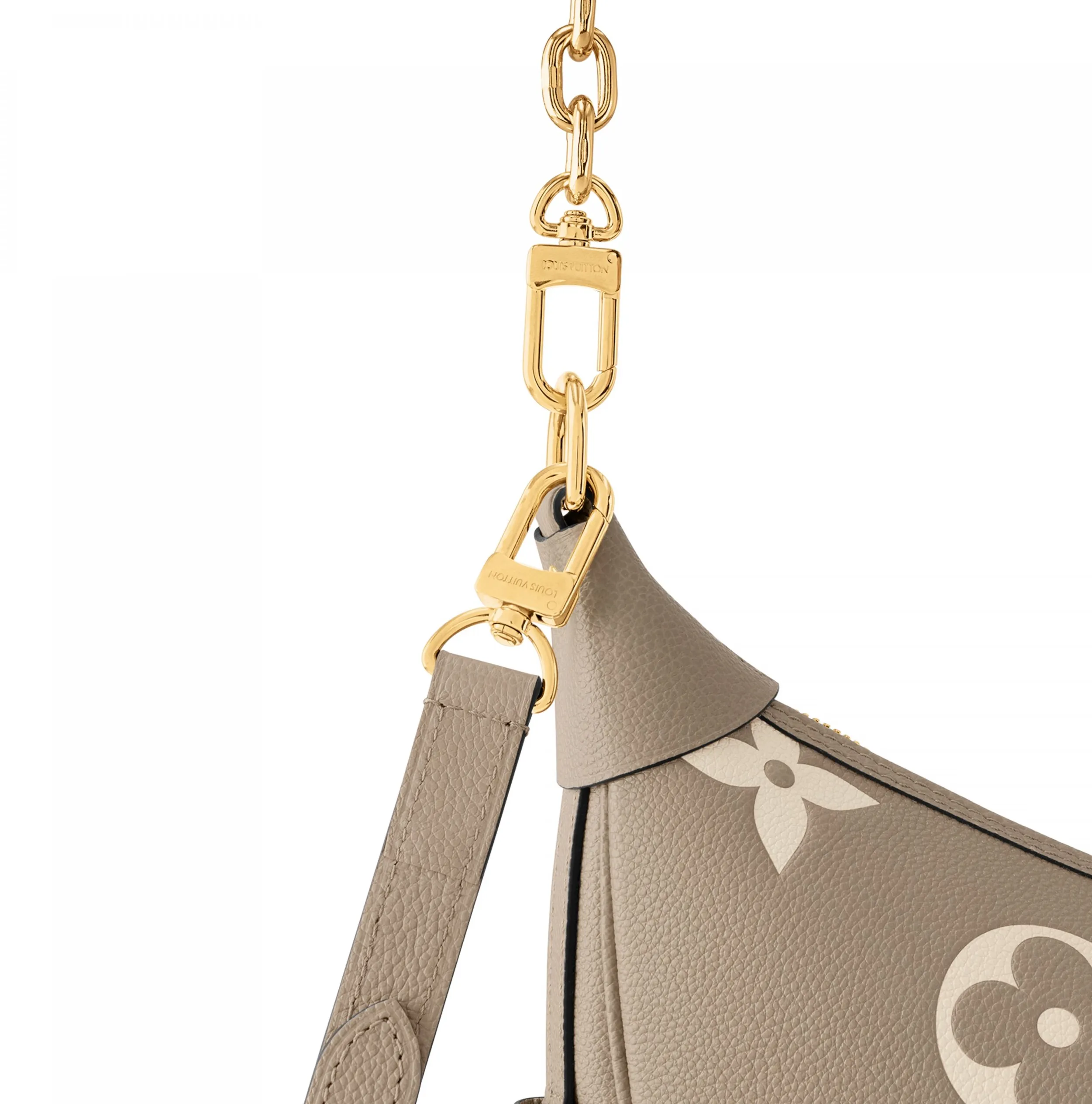Shop shoulder bags Bagsaaa M46738 Loop Hobo Dove Gray Cream