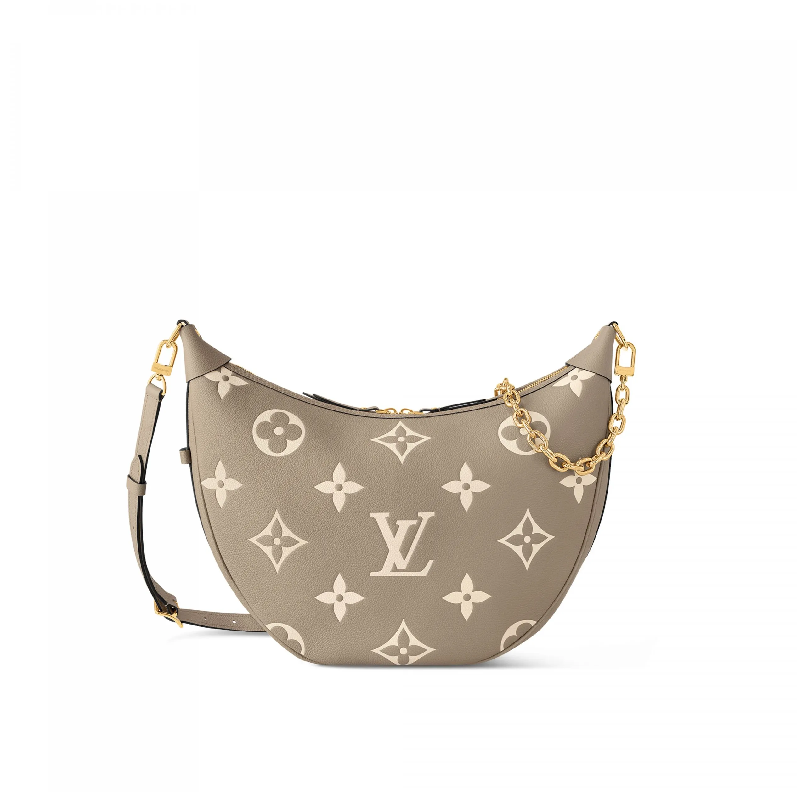 Bagsaaa M46738 Loop Hobo Dove Gray Cream
