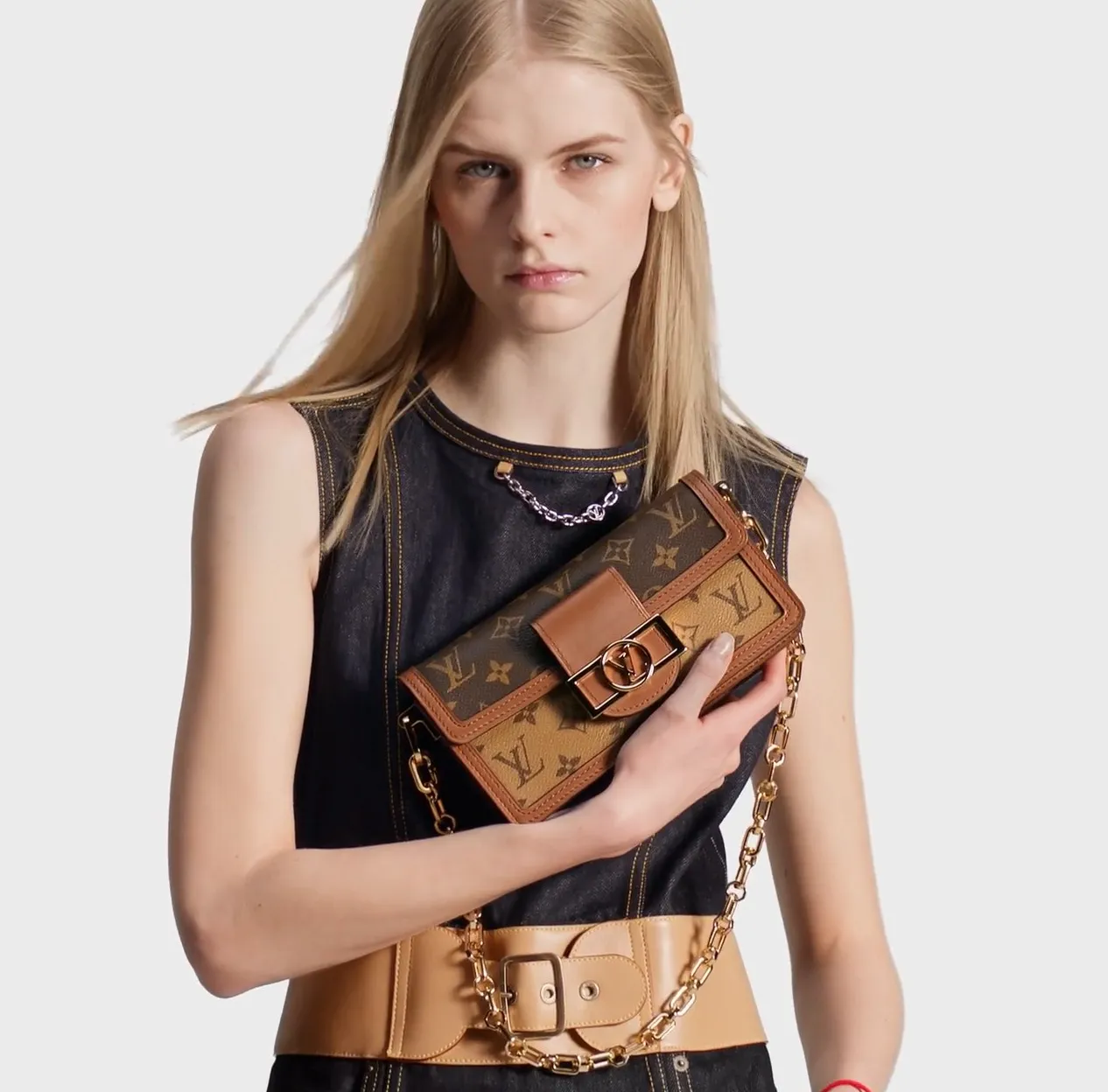 Replica bags lv Bagsaaa M46757 Dauphine East West Monogram