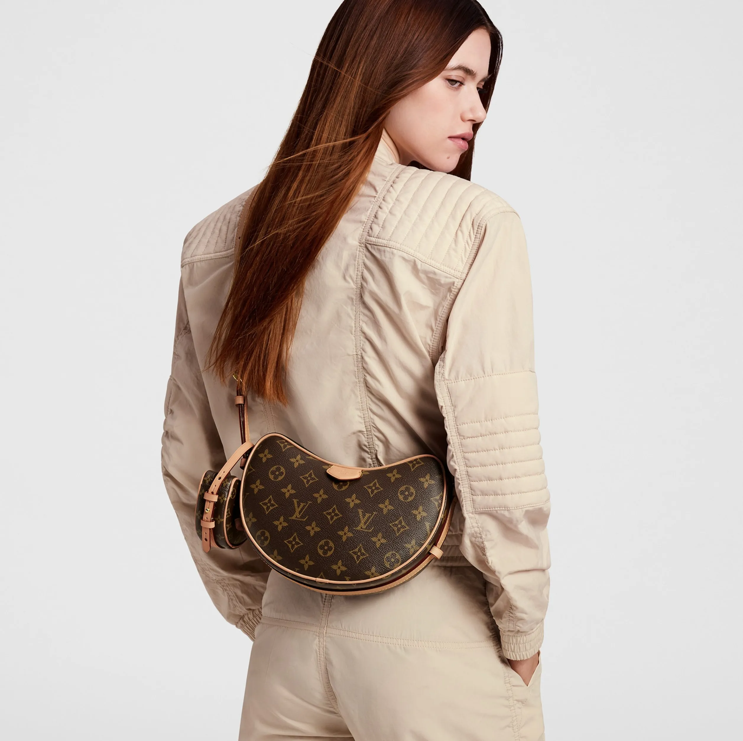 Jimmy choo shoes store Bagsaaa M46828 Croissant MM Monogram