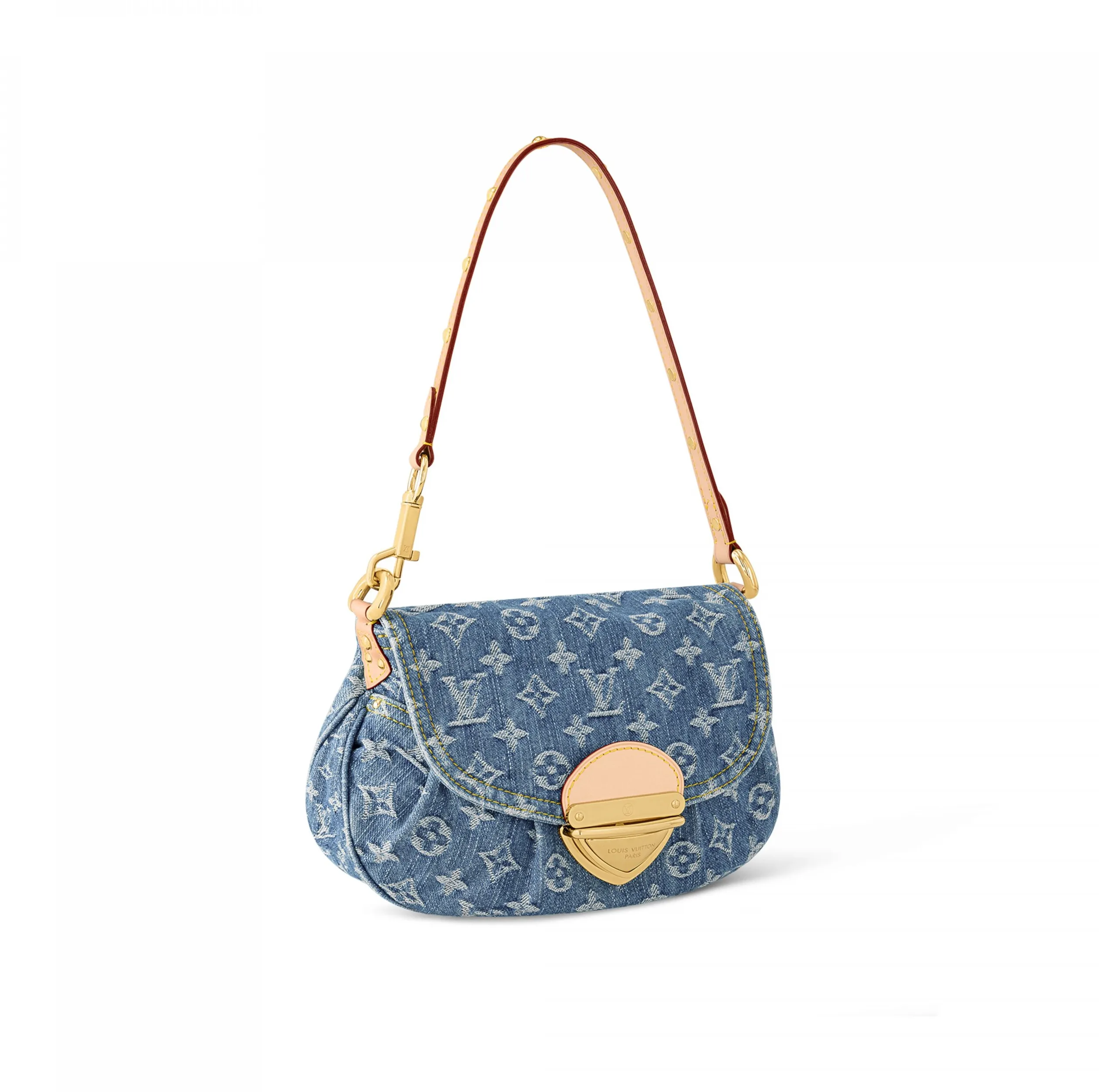 Lauren ralph lauren logo Bagsaaa M46829 Sunset Denim Blue