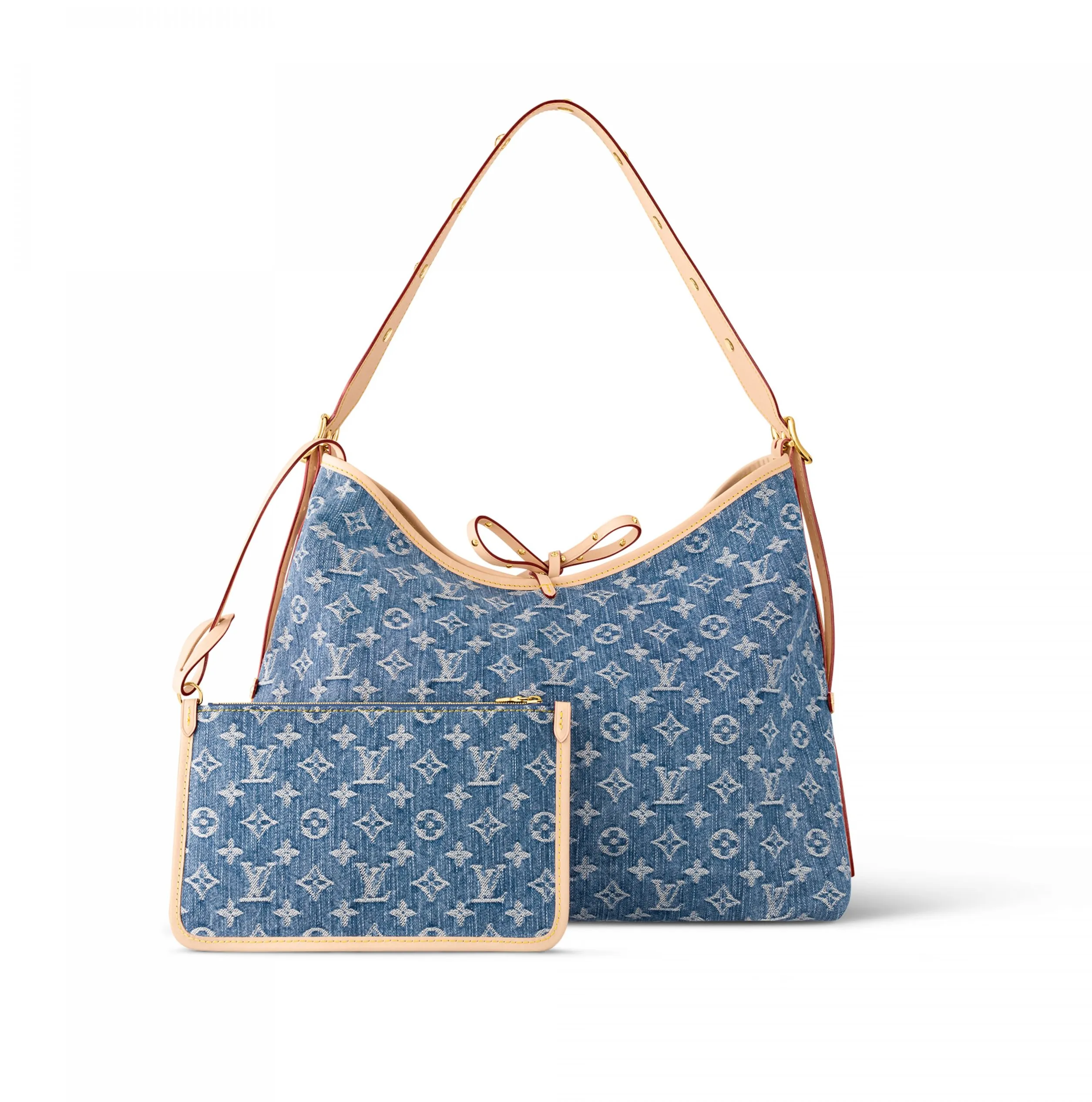 Mcqueen menswear Bagsaaa M46855 CarryAll MM Denim Blue