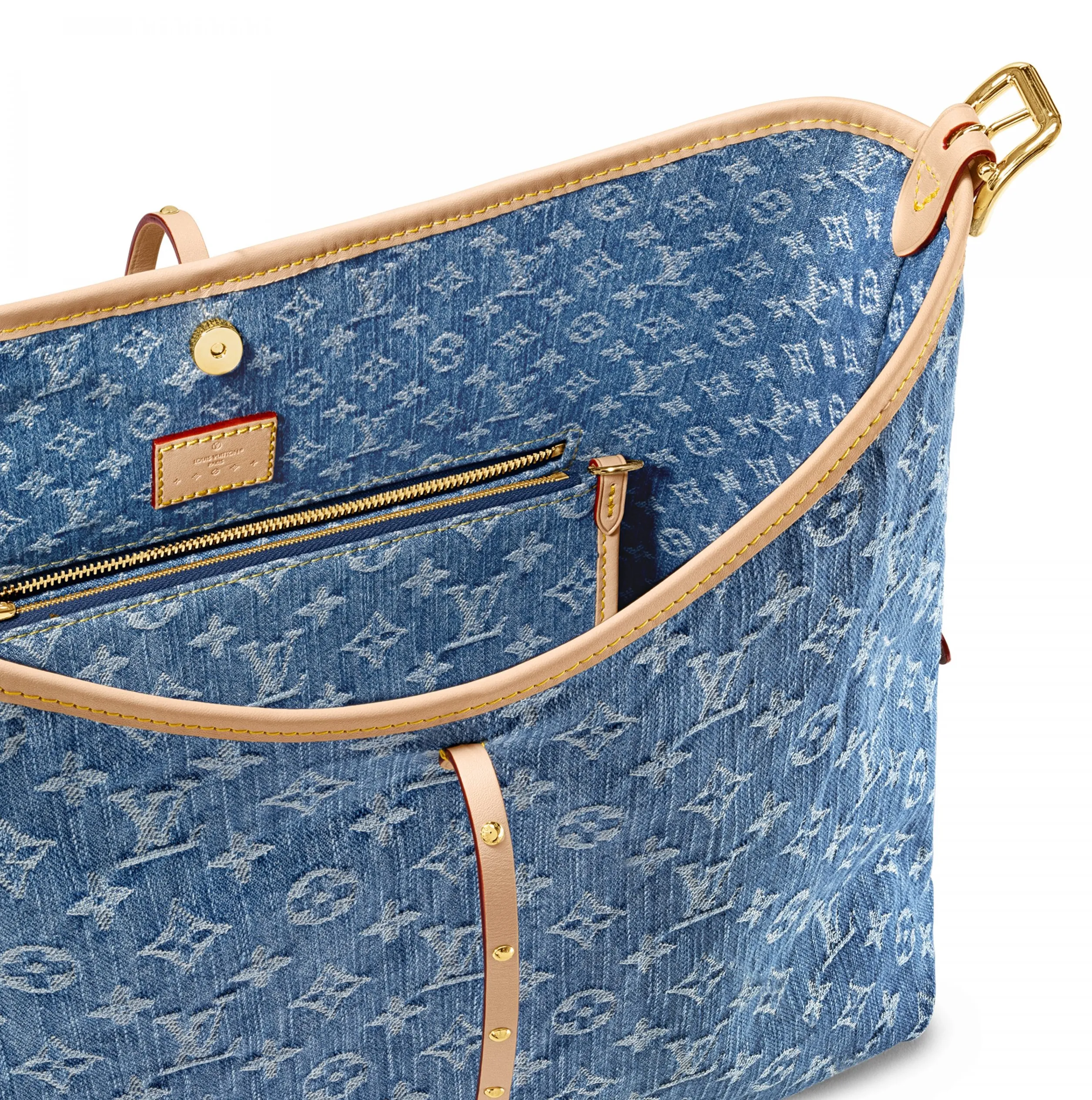 Mcqueen menswear Bagsaaa M46855 CarryAll MM Denim Blue