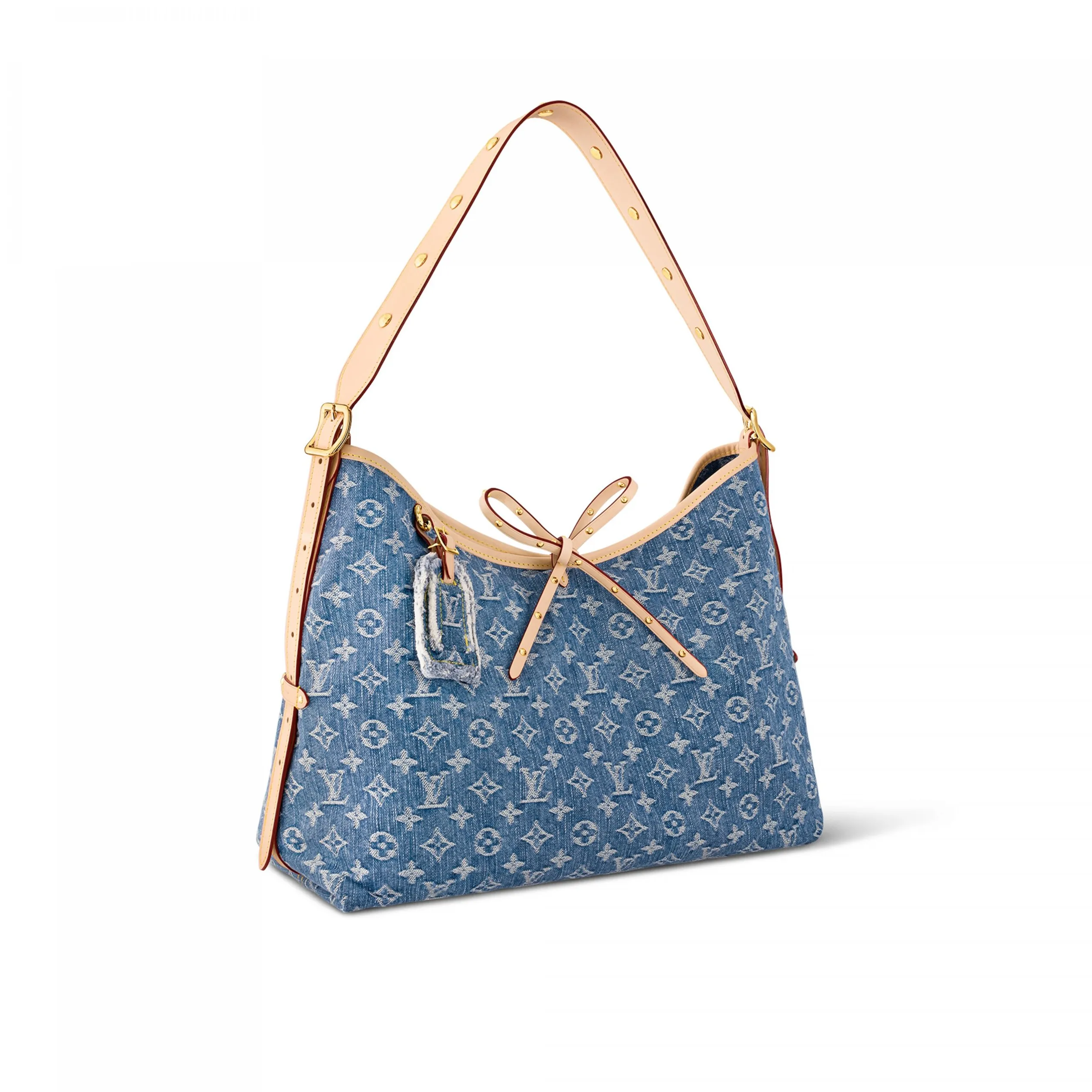 Mcqueen menswear Bagsaaa M46855 CarryAll MM Denim Blue