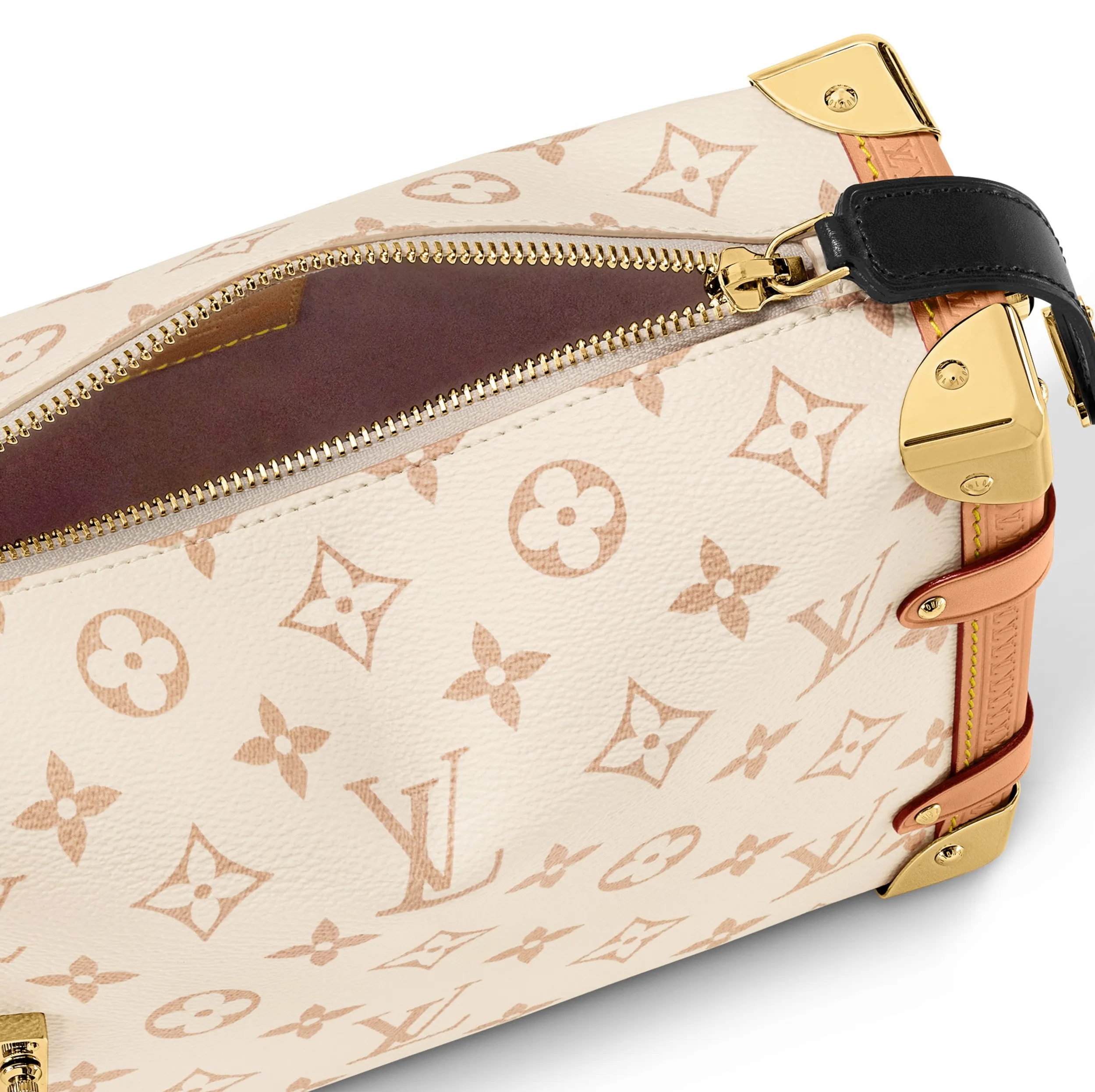Ralph lauren clothing store Bagsaaa M46907 Side Trunk MM Monogram Dune
