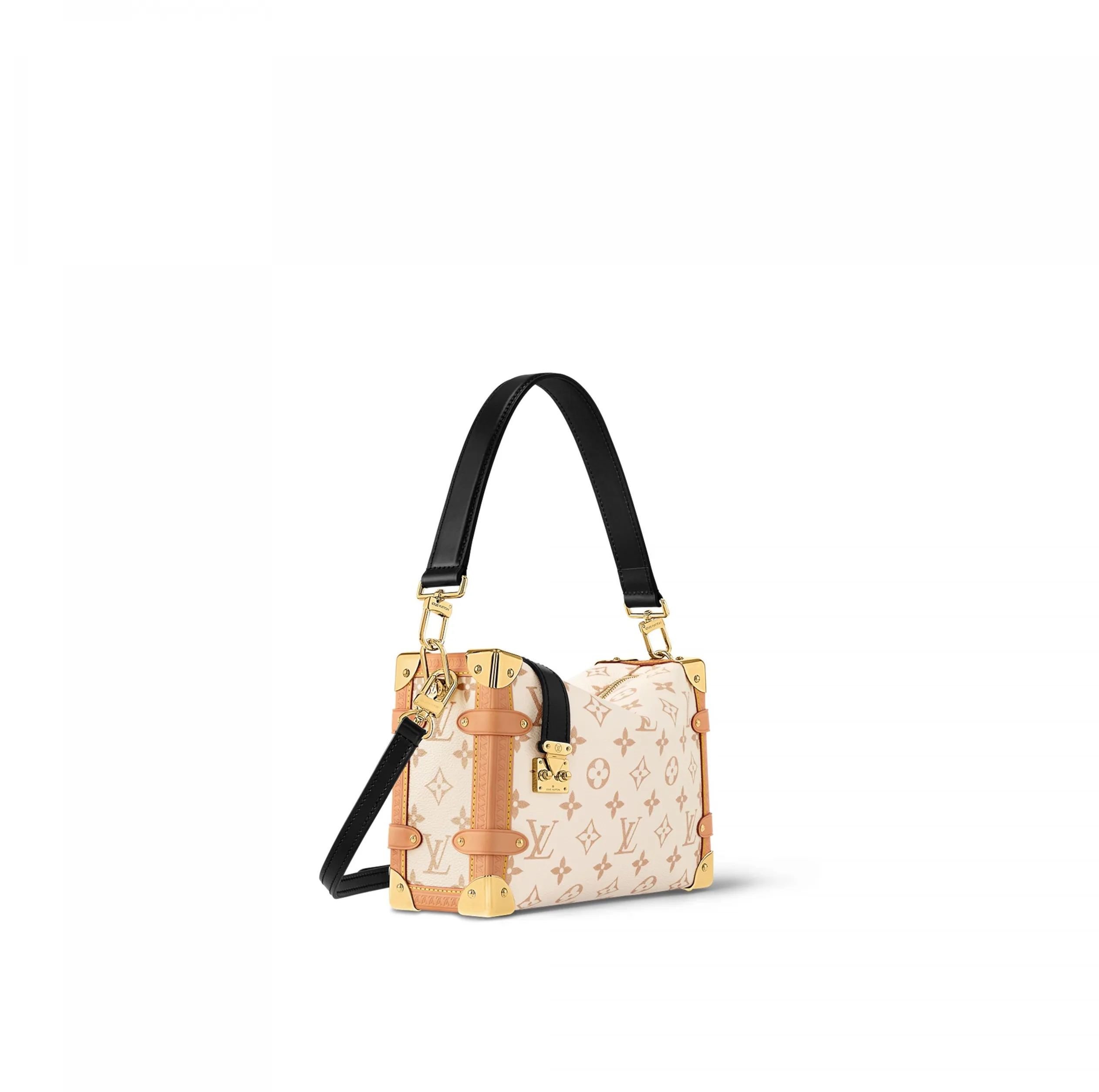 Ralph lauren clothing store Bagsaaa M46907 Side Trunk MM Monogram Dune