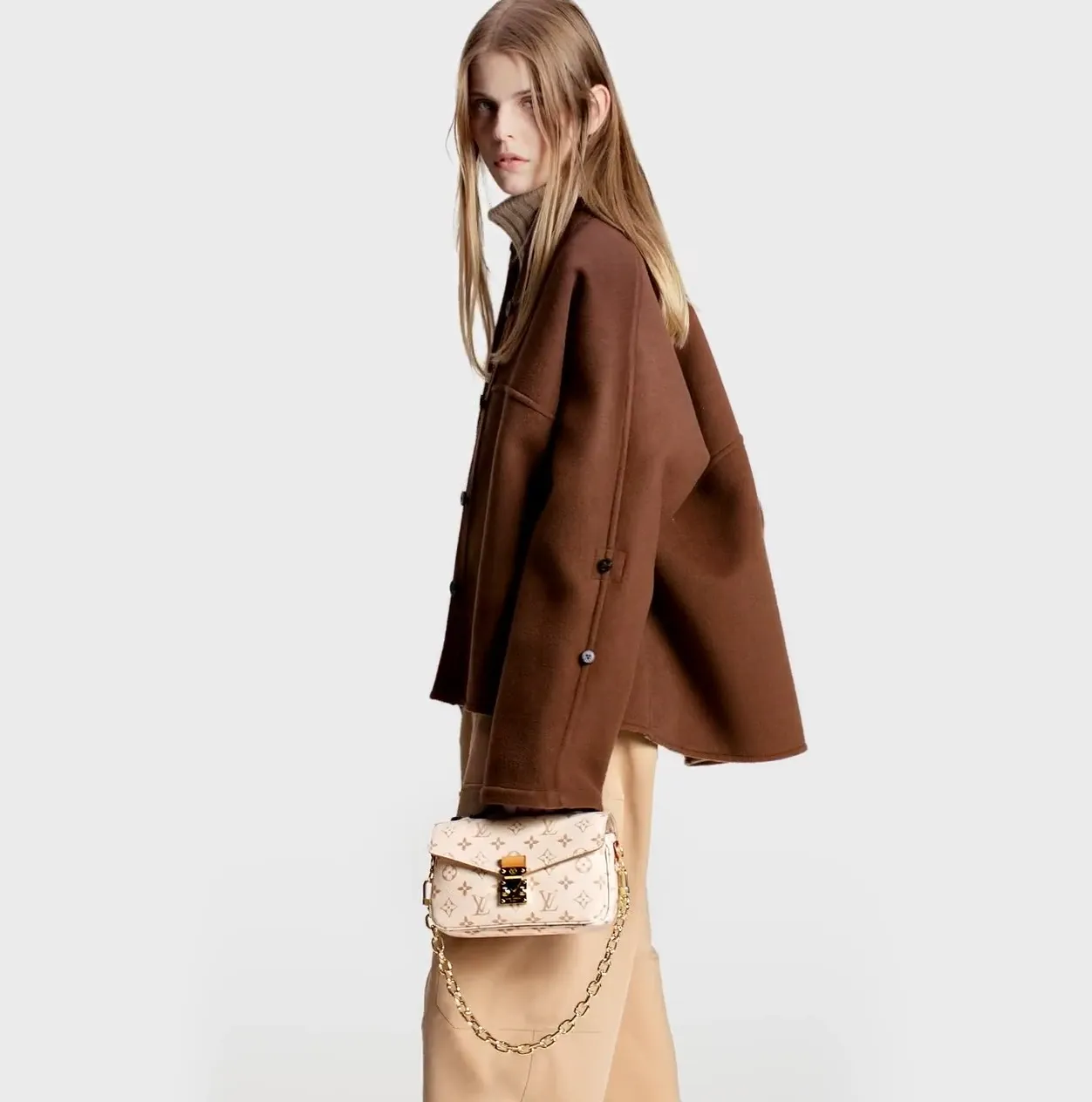 Balenciaga shoes replica Bagsaaa M46914 Pochette Métis East West