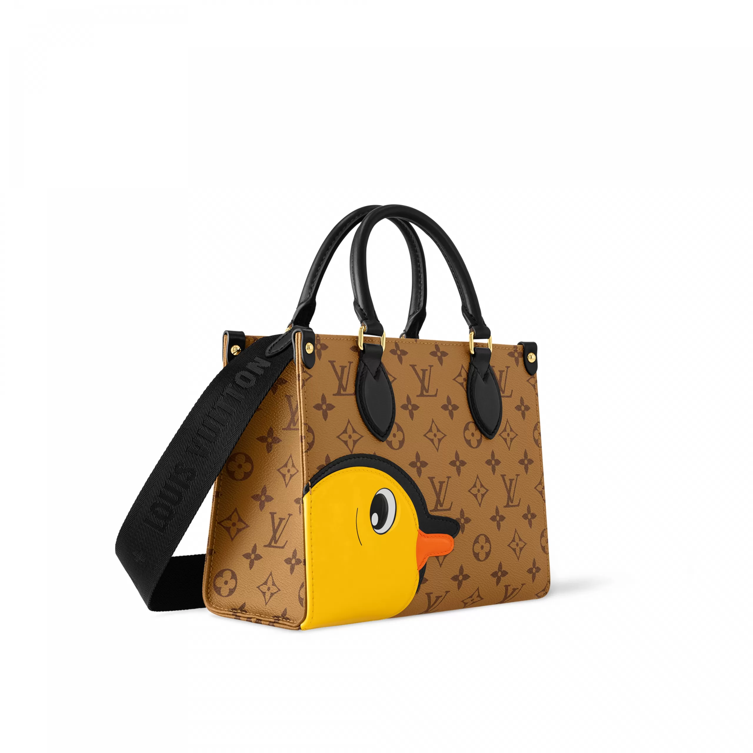 Replica bags lv Bagsaaa M47199 OnTheGo PM Monogram Reverse Calfskin Patch