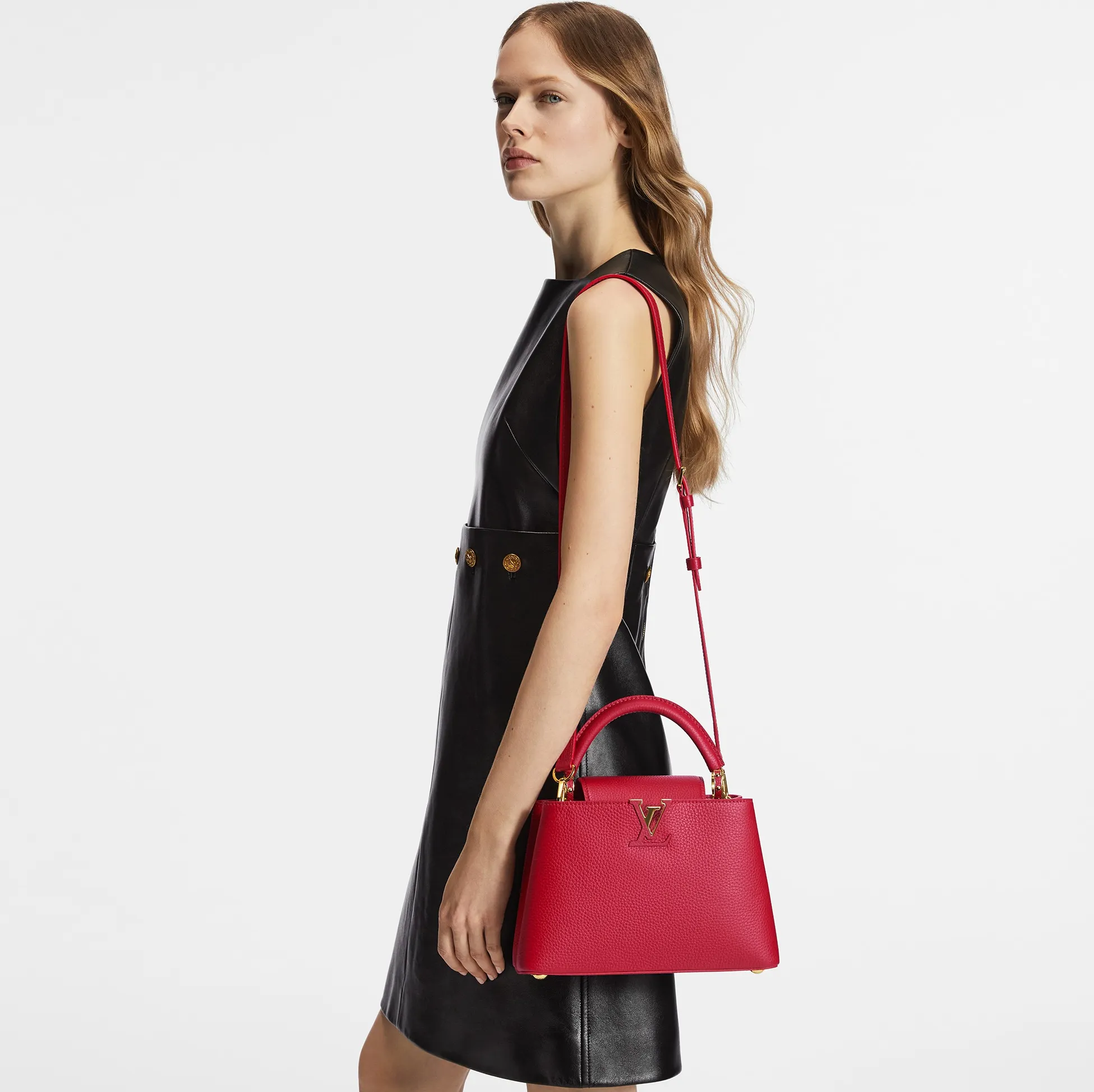 Outlet marketplace Bagsaaa M52689 Capucines BB Bag Scarlet Red