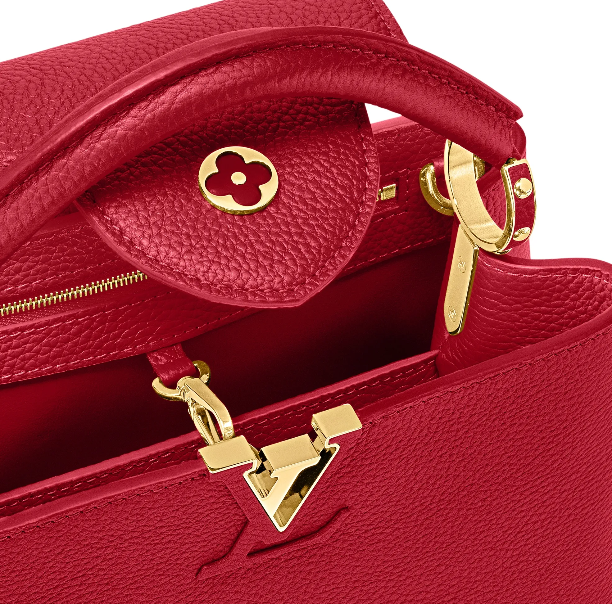 Outlet marketplace Bagsaaa M52689 Capucines BB Bag Scarlet Red